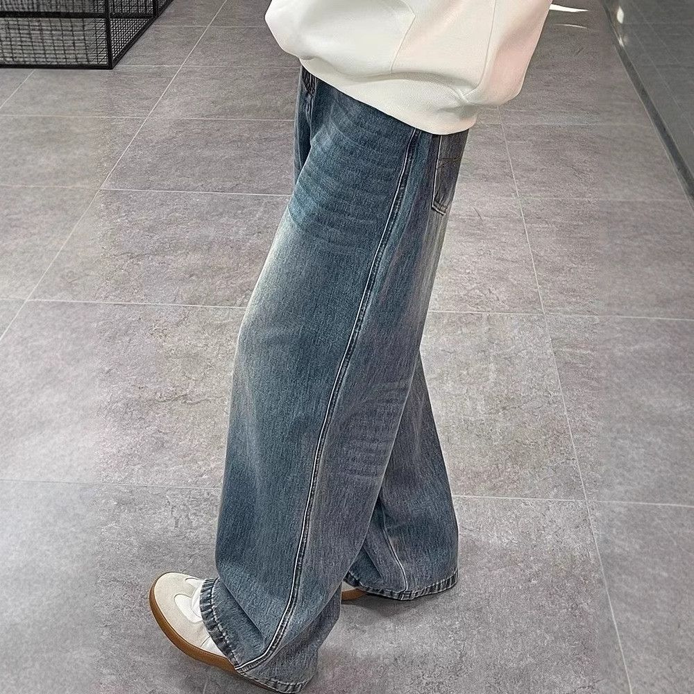 Japanese Brand × Jean Retro loose straight leg wide leg jeans Size US 32 / EU 48 - 2 Thumbnail