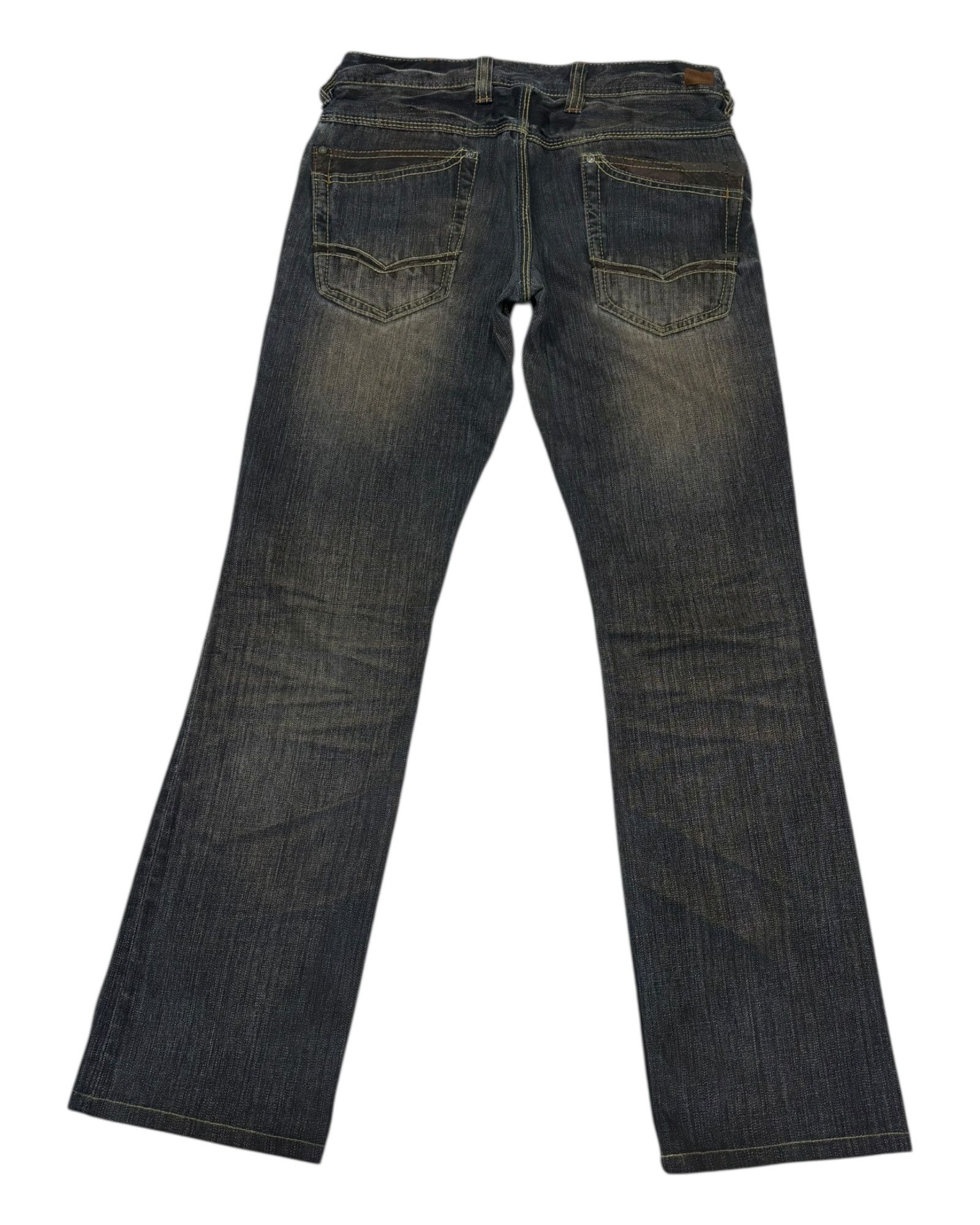 If Six Was Nine × Nicole Club × Obelisk Flare Jeans Nicole Club For Men Rusty Mud Wash Denim Jean Size US 30 / EU 46 - 3 Thumbnail