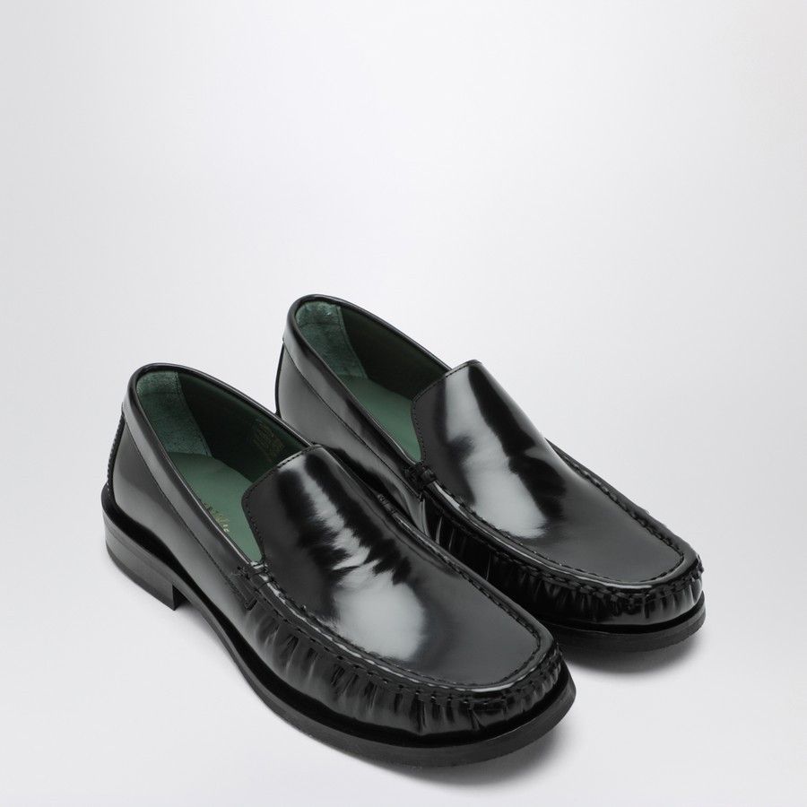 VINNY's o1d2blof1025 Leather Moccasins Shoes in Black Size US 8 / EU 41 - 3 Thumbnail