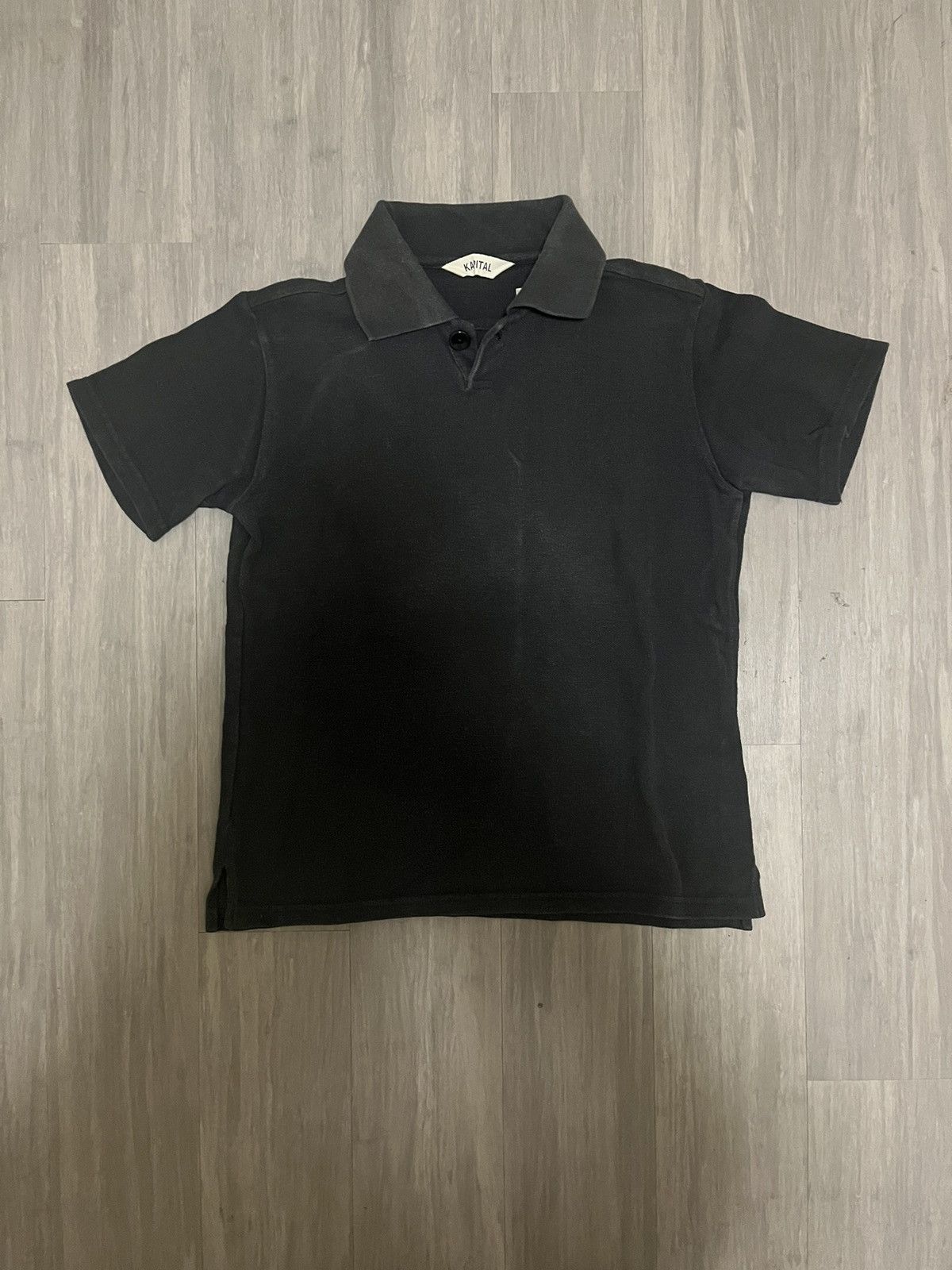 image of Faded Black Kapital Polo, Men's (Size Small)