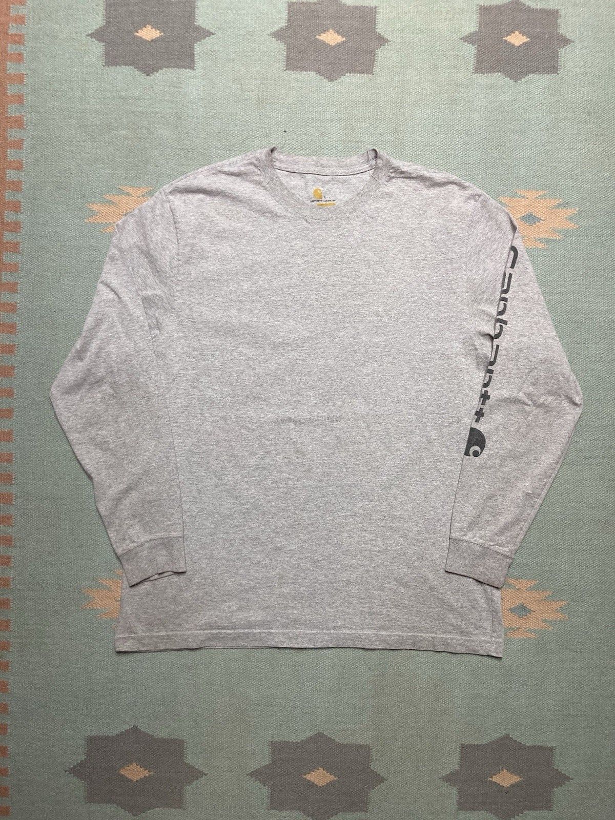 Carhartt × Vintage Carhartt t shirt logo spell out workwear cotton men’s large Size US L / EU 52-54 / 3 - 1 Thumbnail