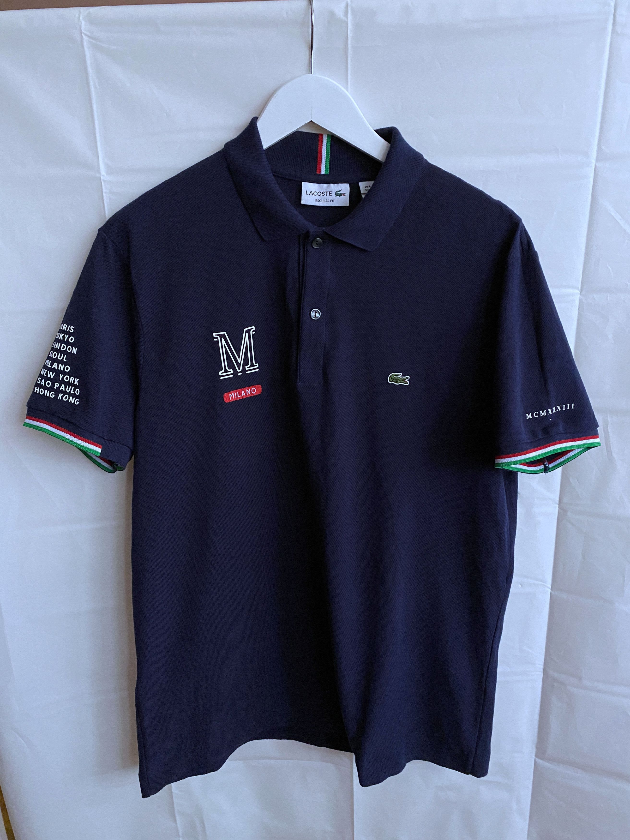 1/1 Lacoste Milano polo shirt size L