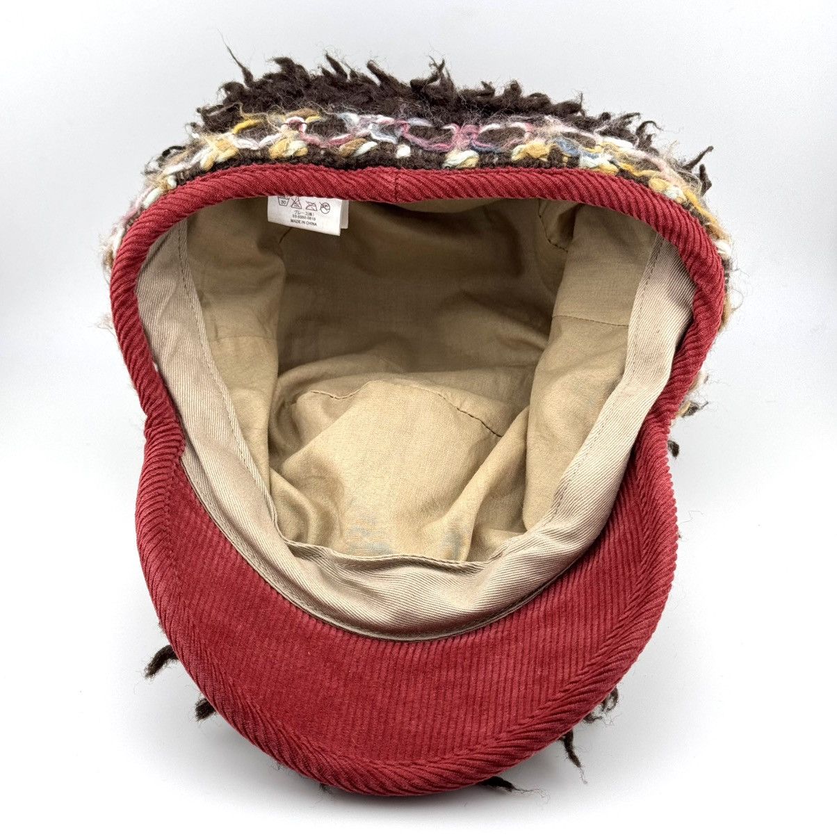 Japanese Brand Grace Hats Japan Shaggy Fleece Newsboy Corduroy Cap Size ONE SIZE - 5 Thumbnail