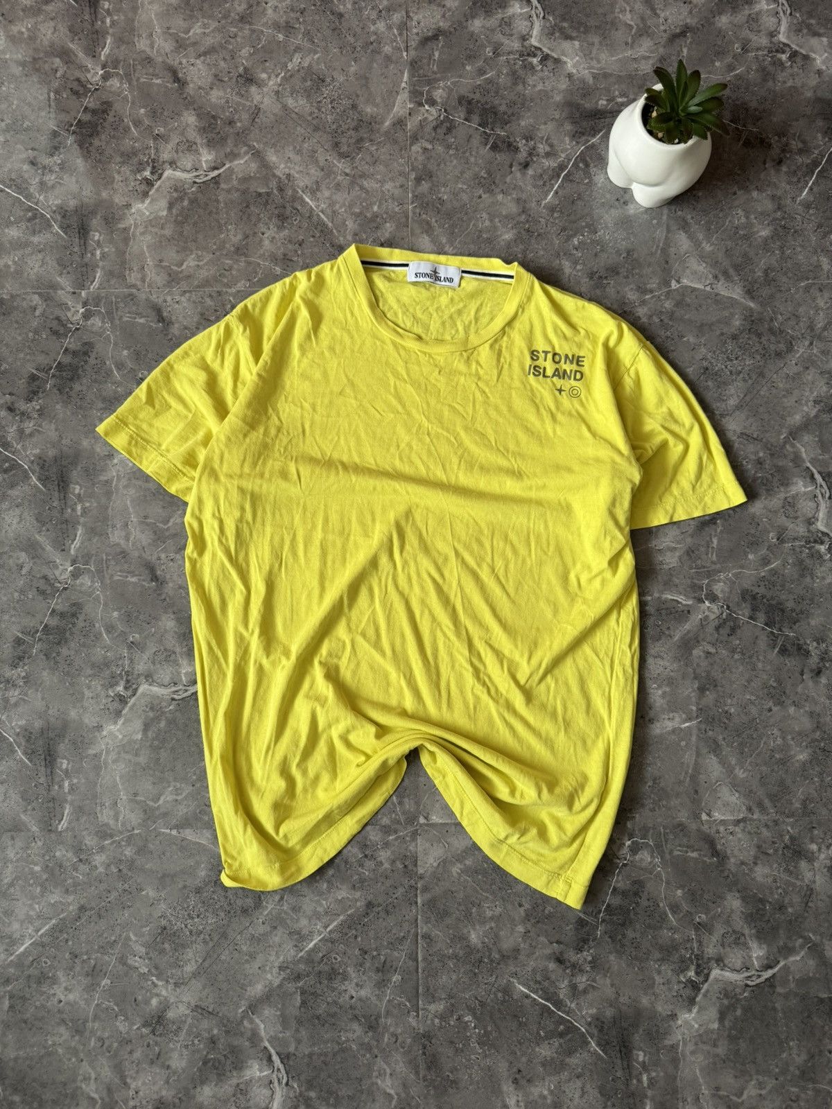 Stone Island Stone Island T-shirts Logo Massimo Osti Vintage XL Size US XL / EU 56 / 4 - 1 Thumbnail