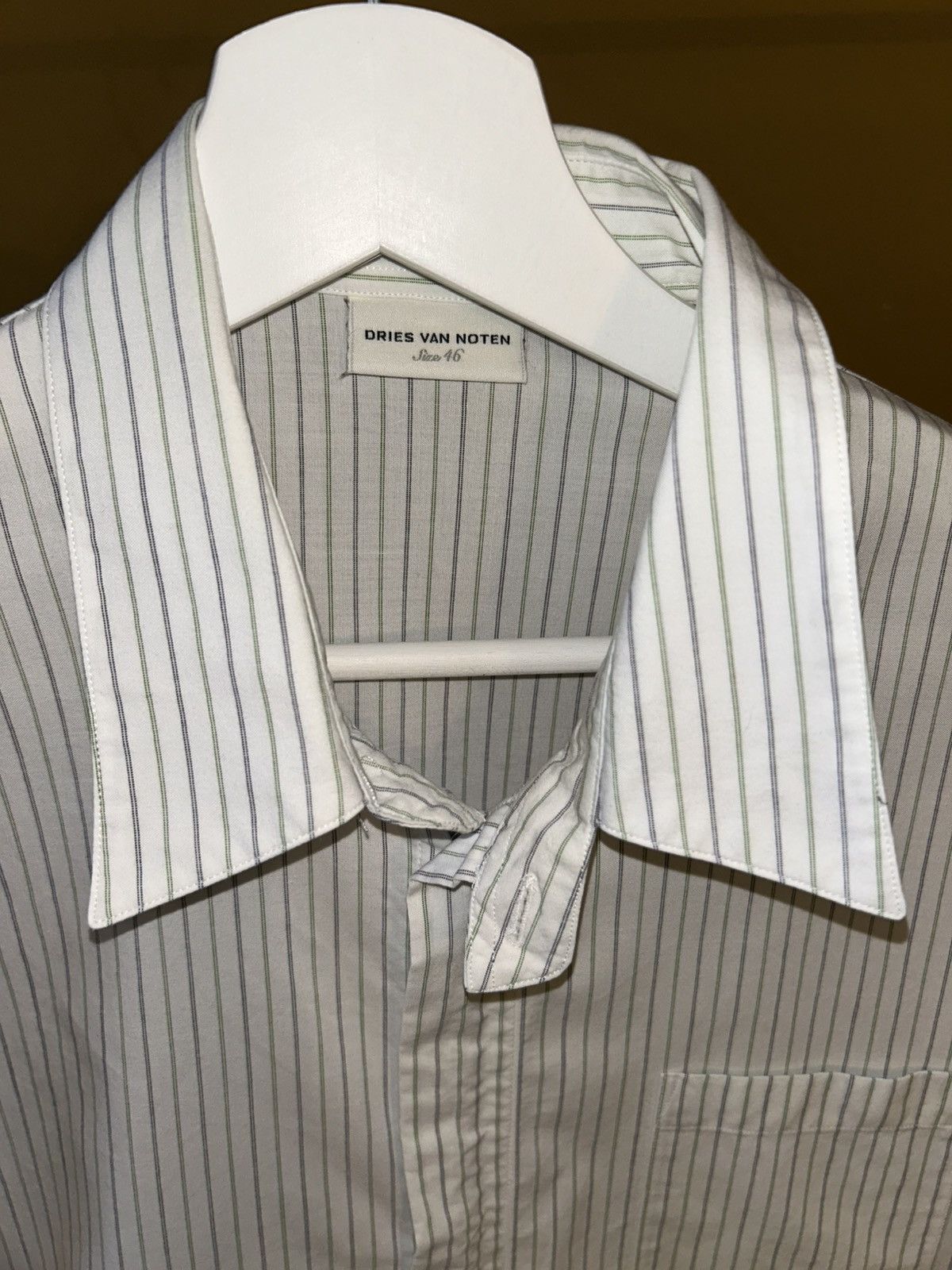 Dries Van Noten Dries Van Noten Zipped Cotton Shirt Silk Sleeves Size US S / EU 44-46 / 1 - 2 Thumbnail
