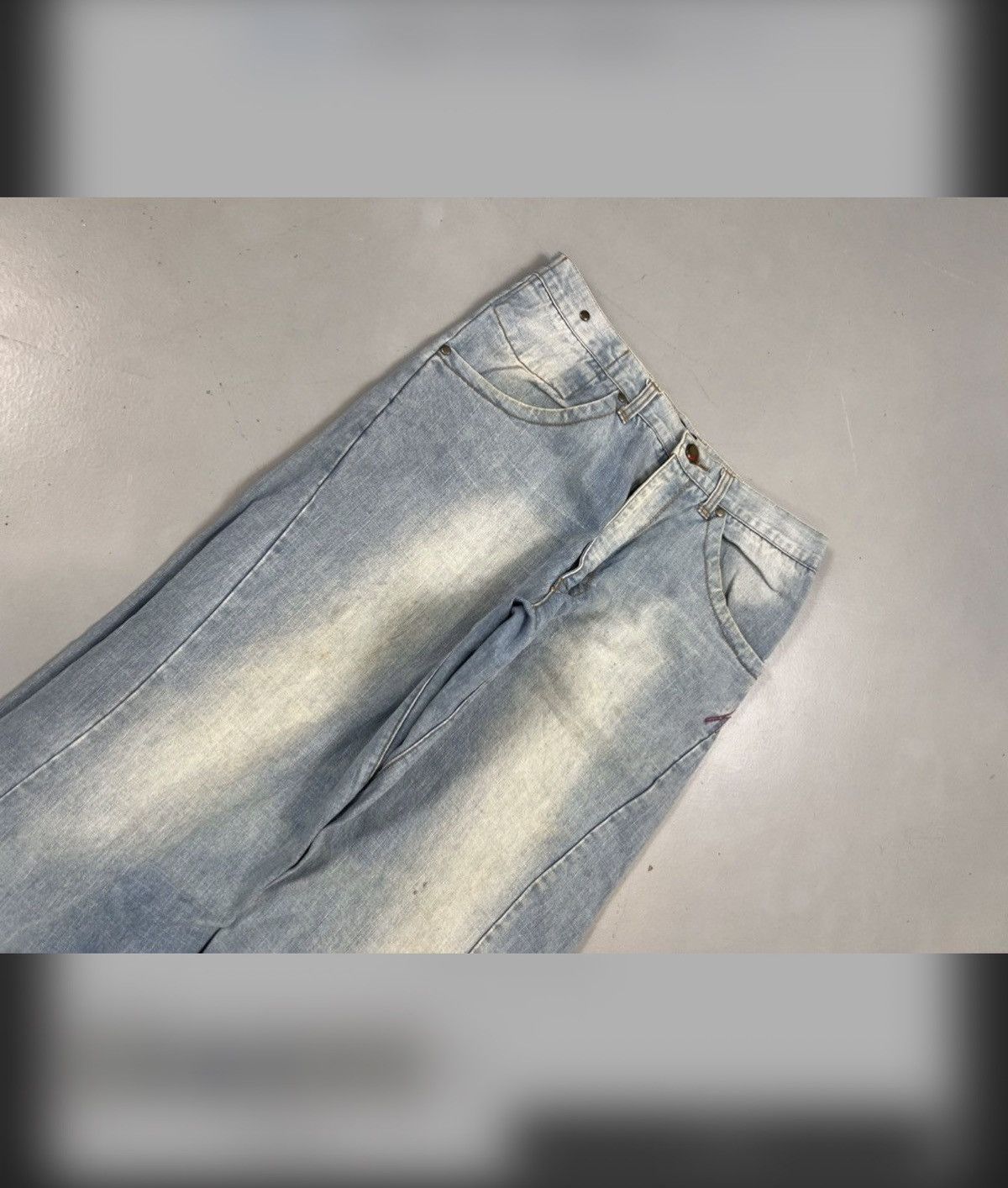Levi's Vintage Levi’s engineer jeans denim buckle belt Size US 31 - 7 Thumbnail