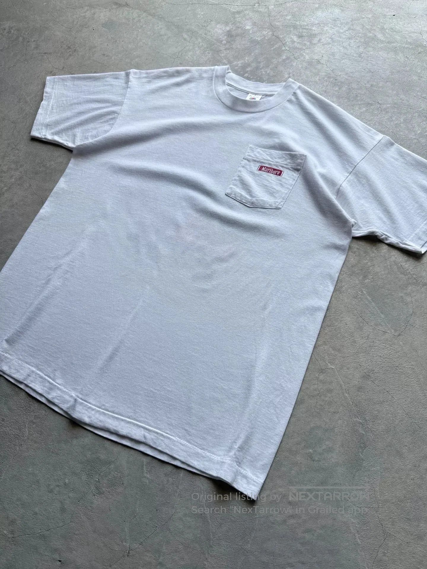 Vintage Vintage 90s Marlboro Pocket Tee. Size US XL / EU 56 / 4 - 3 Thumbnail