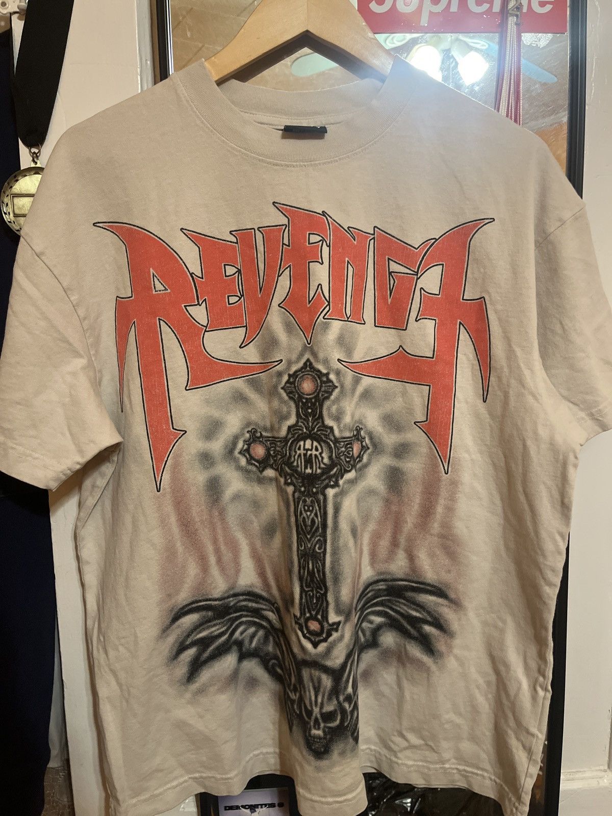 Revenge Revenge Airbrush Cross Tee Size US M / EU 48-50 / 2 - 1 Thumbnail