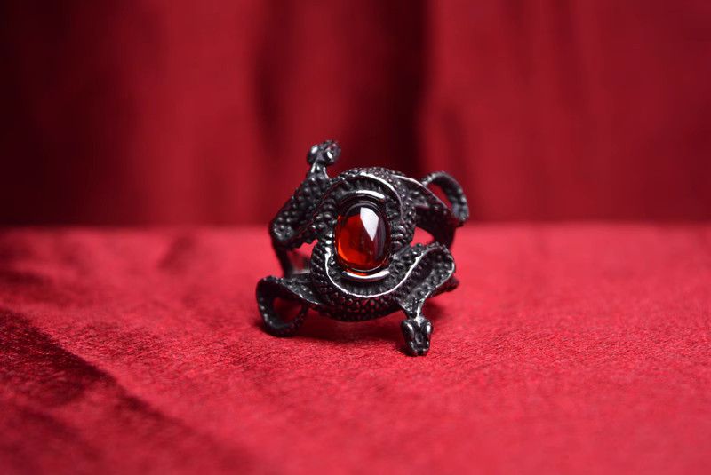 Jewelry Snake Rare Jewelry Rings Open Size Chrome Ring (Size 7-13) Size ONE SIZE - 6 Thumbnail