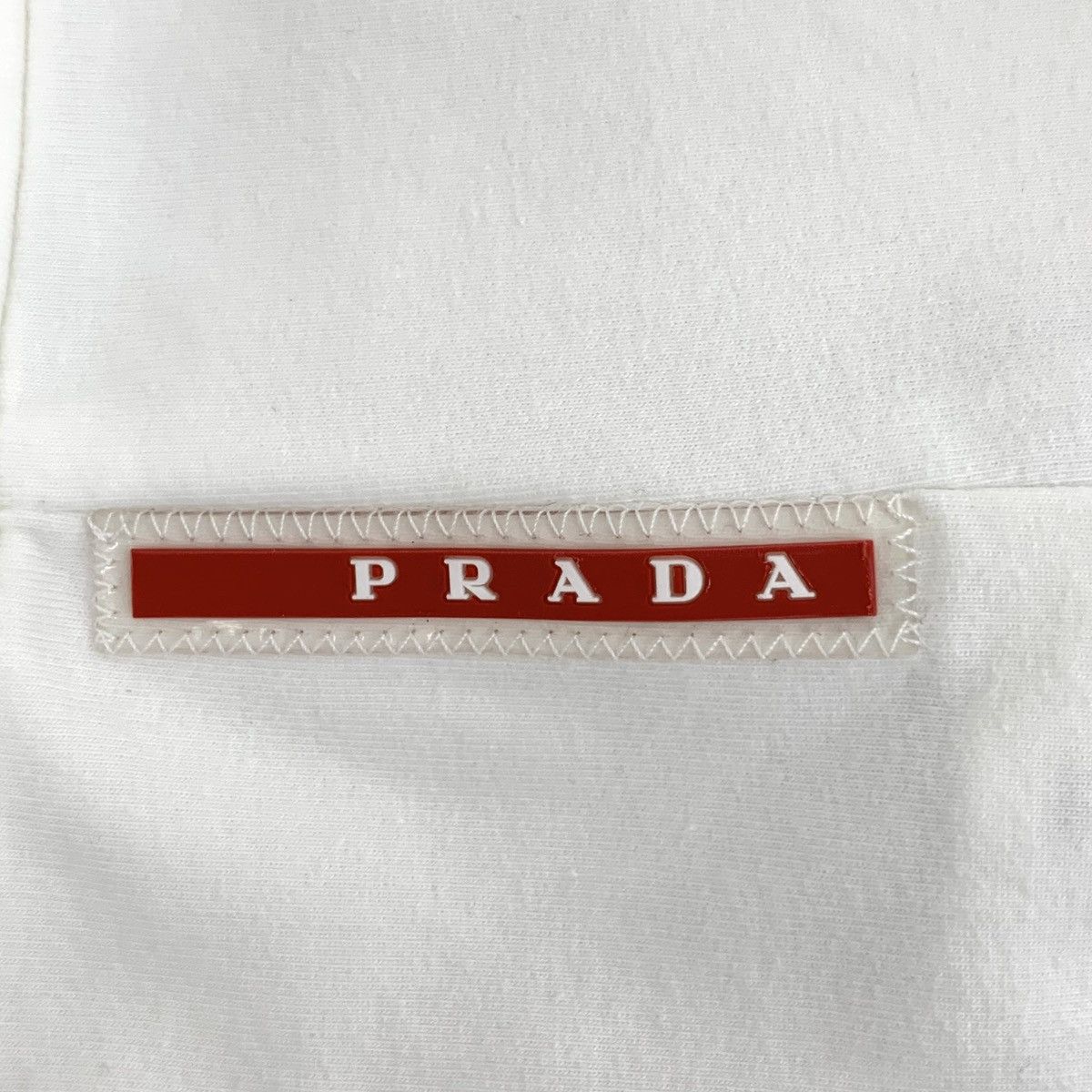 Prada Prada White Side Stripe Cotton Hooded Tracksuit K26WX Size S / US 4 / IT 40 - 5 Thumbnail