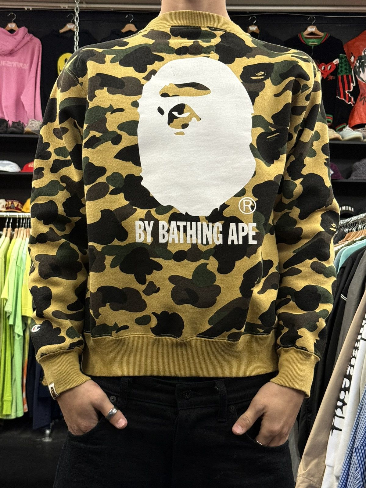 Bape Camo Crewneck
