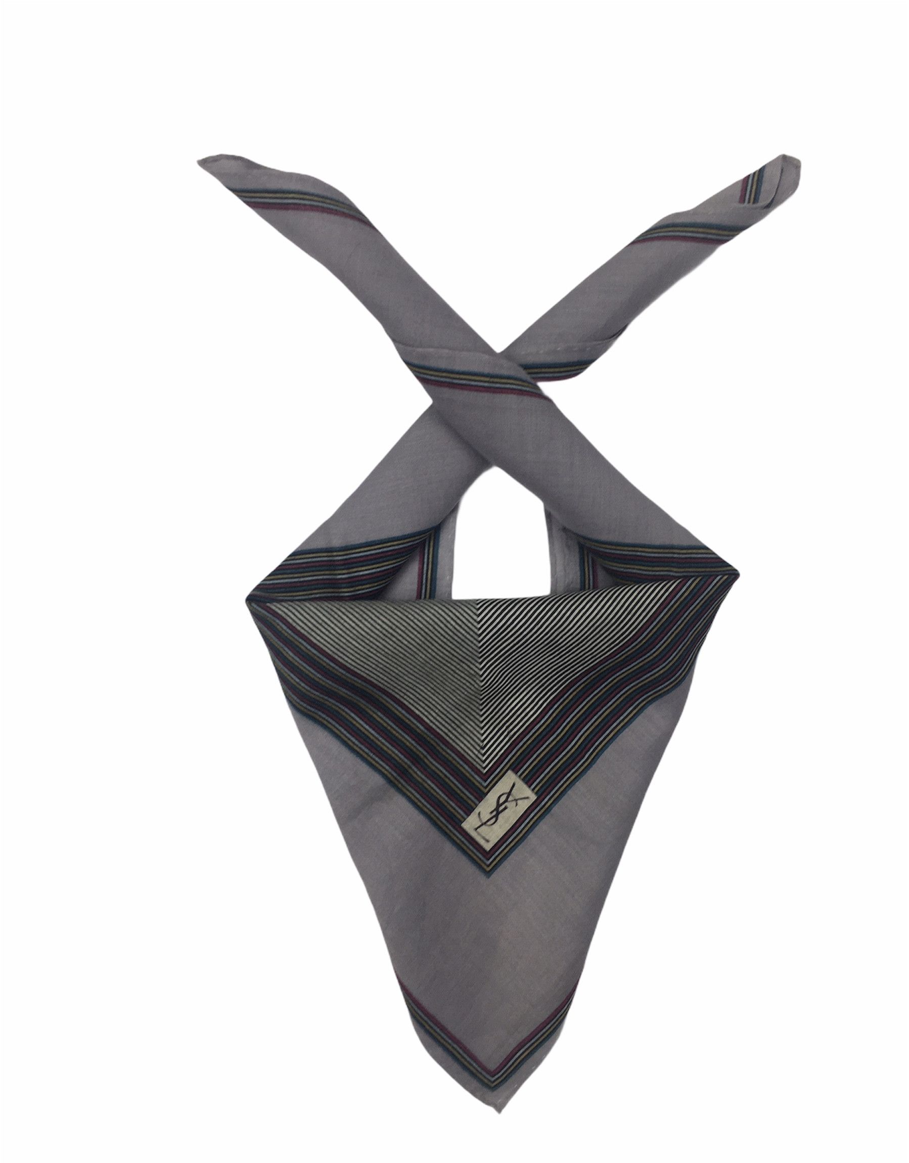 Vintage Yves Saint Laurent Handkerchief Bandana Neckerchief HKC0052 Size ONE SIZE - 2 Thumbnail