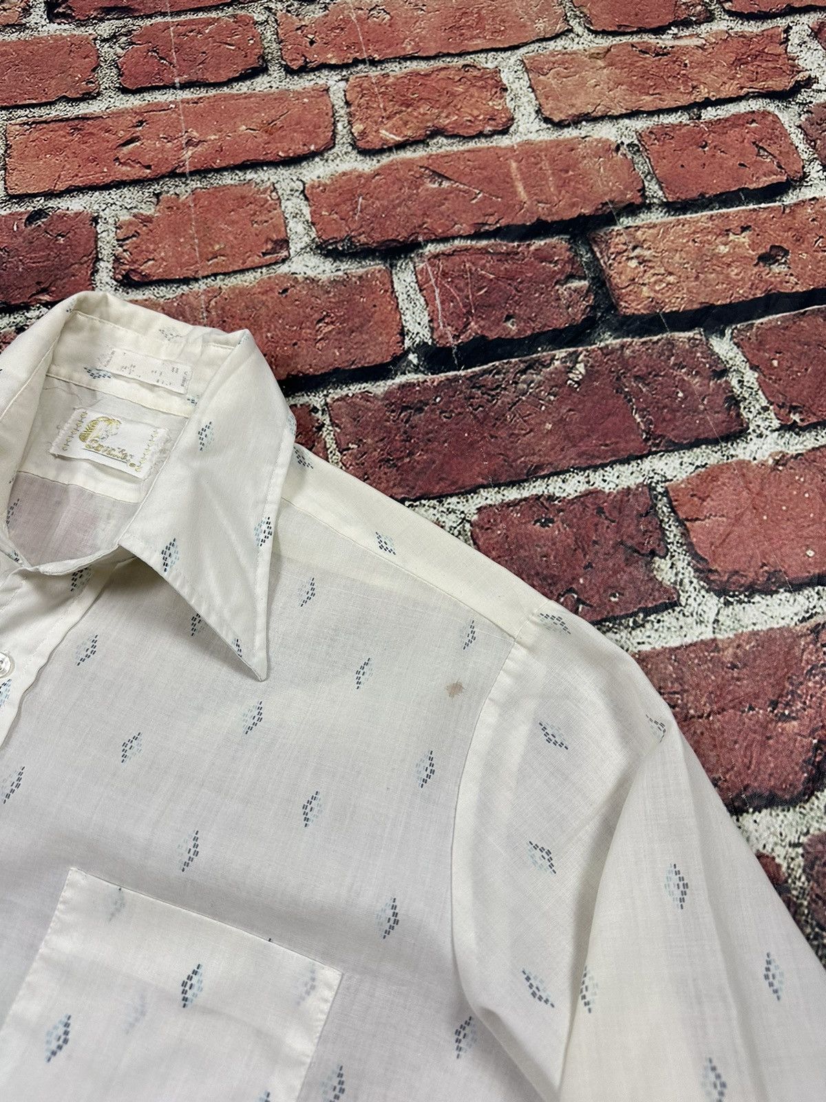 Vintage Vintage Cavalier Button Up Shirt AOP 60s Point Collar Size US L / EU 52-54 / 3 - 8 Thumbnail