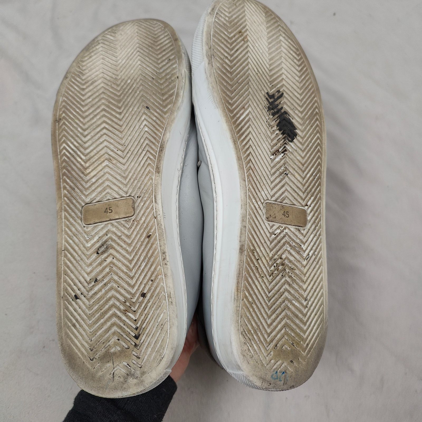 Suitsupply SuitSupply Sneakers Mens 45 US 11 Light Gray Calf Leather Size US 11 / EU 44 - 10 Thumbnail