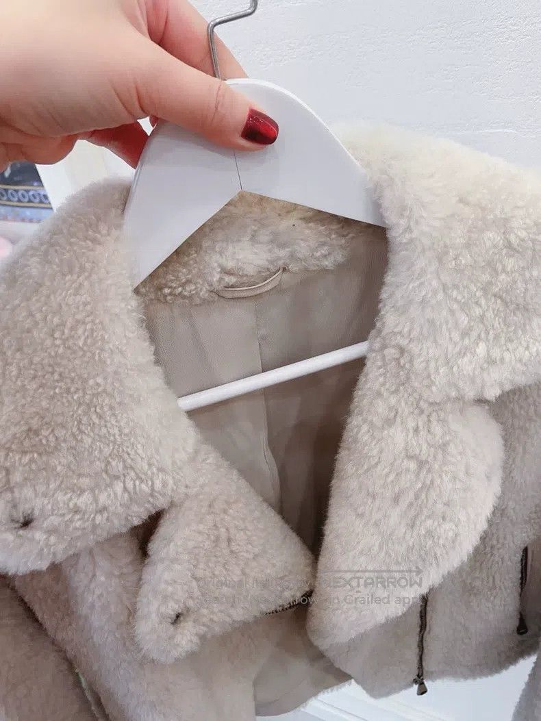 Brunello Cucinelli Brunello Cucinelli Off-white Leather and Fur Biker Jacket Size XS / US 0-2 / IT 36-38 - 3 Thumbnail