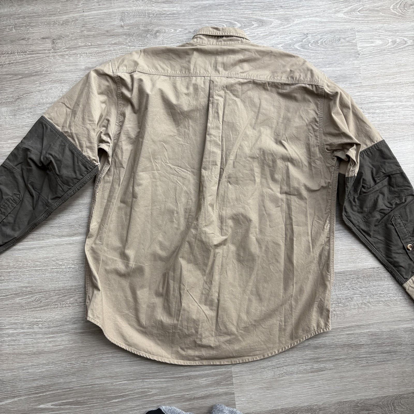 Cabelas Cabelas Mens Shooting Shirt L Khaki Green Long Sleeve Butto Size US L / EU 52-54 / 3 - 11 Thumbnail