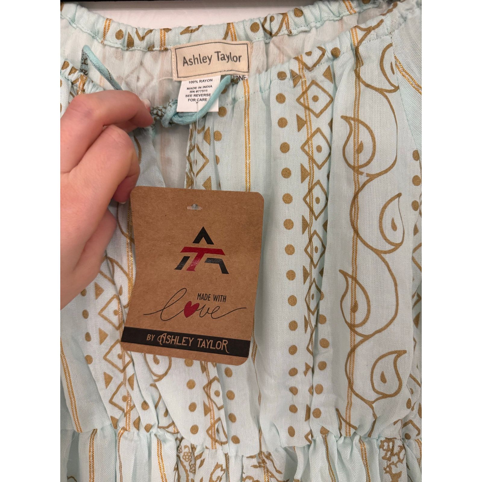 Other Boho Off-Shoulder Maxi Dress One Size S-L Size ONE SIZE - 4 Thumbnail