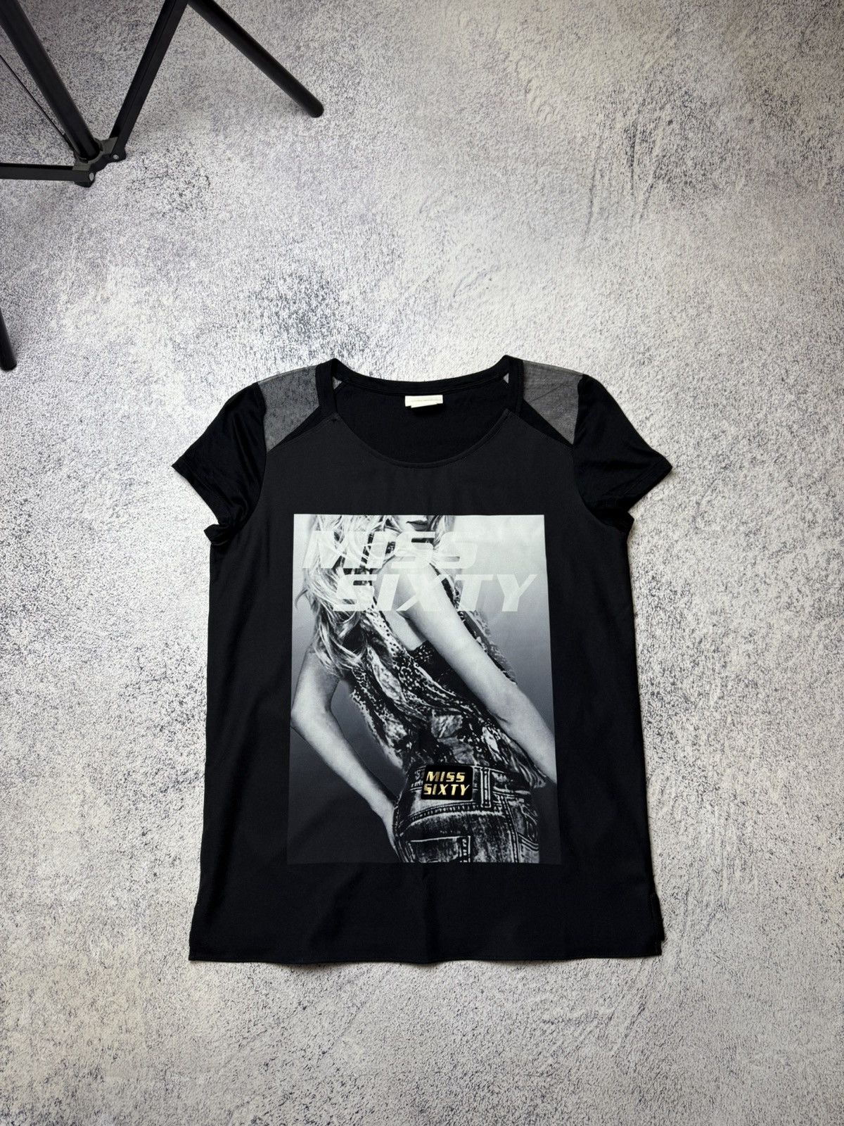 Miss Sixty Vintage Miss Sixty Sexy Logo Girl Gun Tee Y2K Awant Garde Size M / US 6-8 / IT 42-44 - 1 Thumbnail