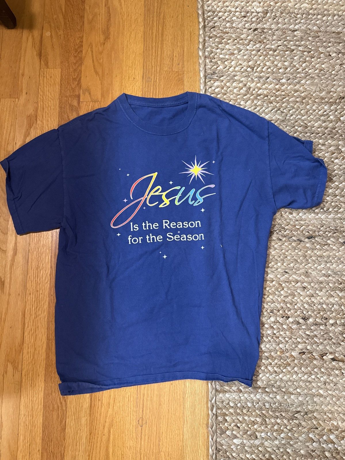 Other Vintage Jesus T-Shirt – “Reason for the Season” Christian Size US L / EU 52-54 / 3 - 1 Thumbnail