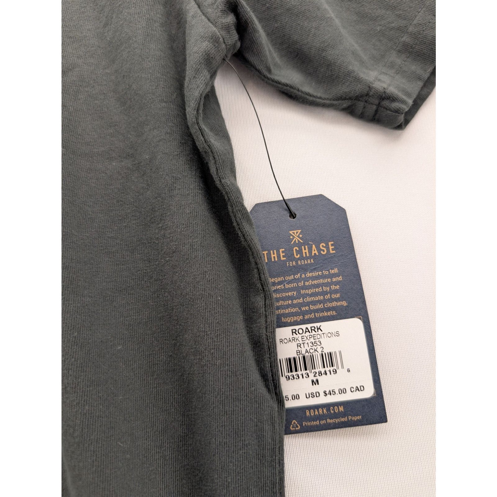 Roark NWT Roark Expeditions Premium Tee in Black size Medium Size US M / EU 48-50 / 2 - 4 Thumbnail