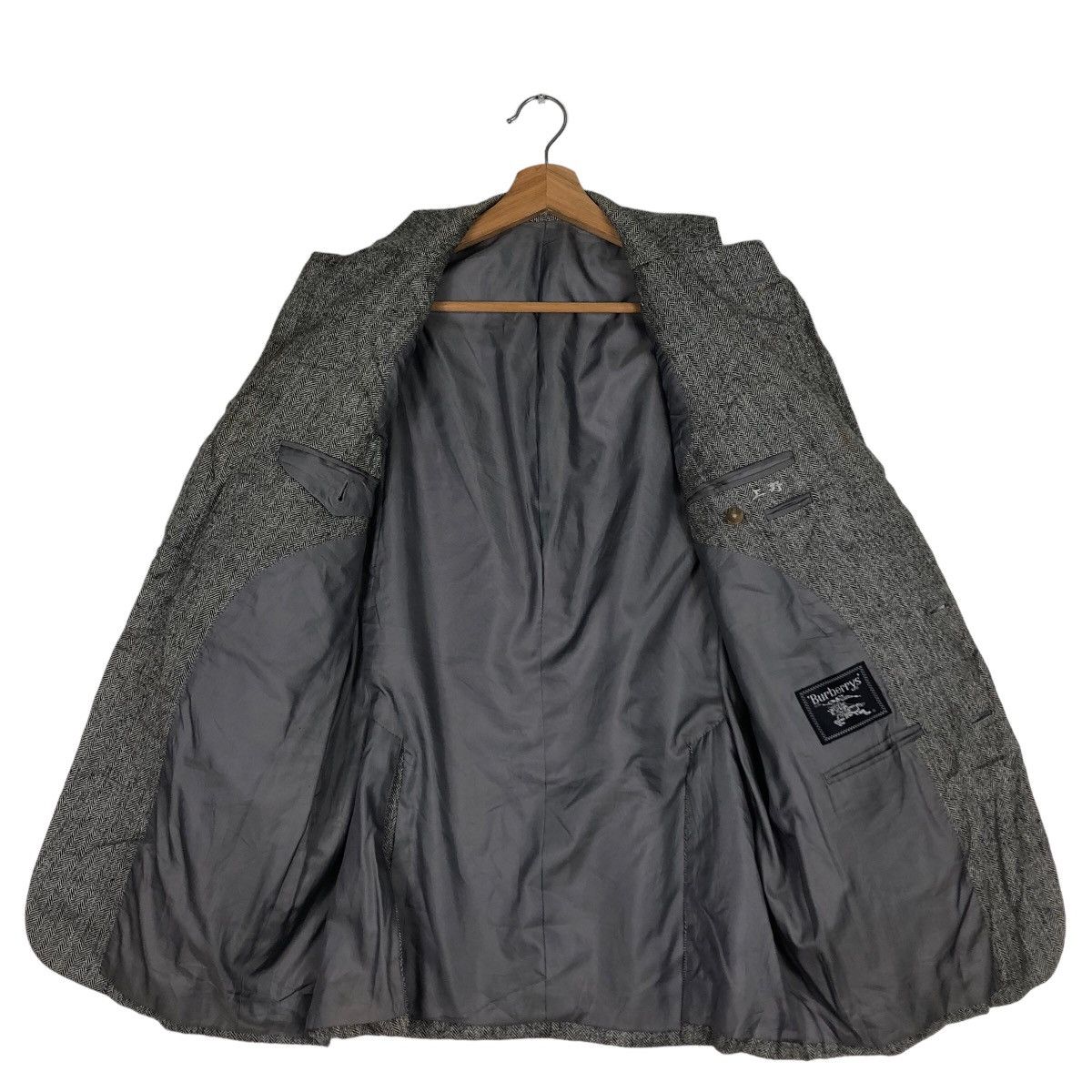 Burberry 🔥Vtg Burberrys Wool Casua Coats Jacket Double Breast Size US M / EU 48-50 / 2 - 11 Thumbnail