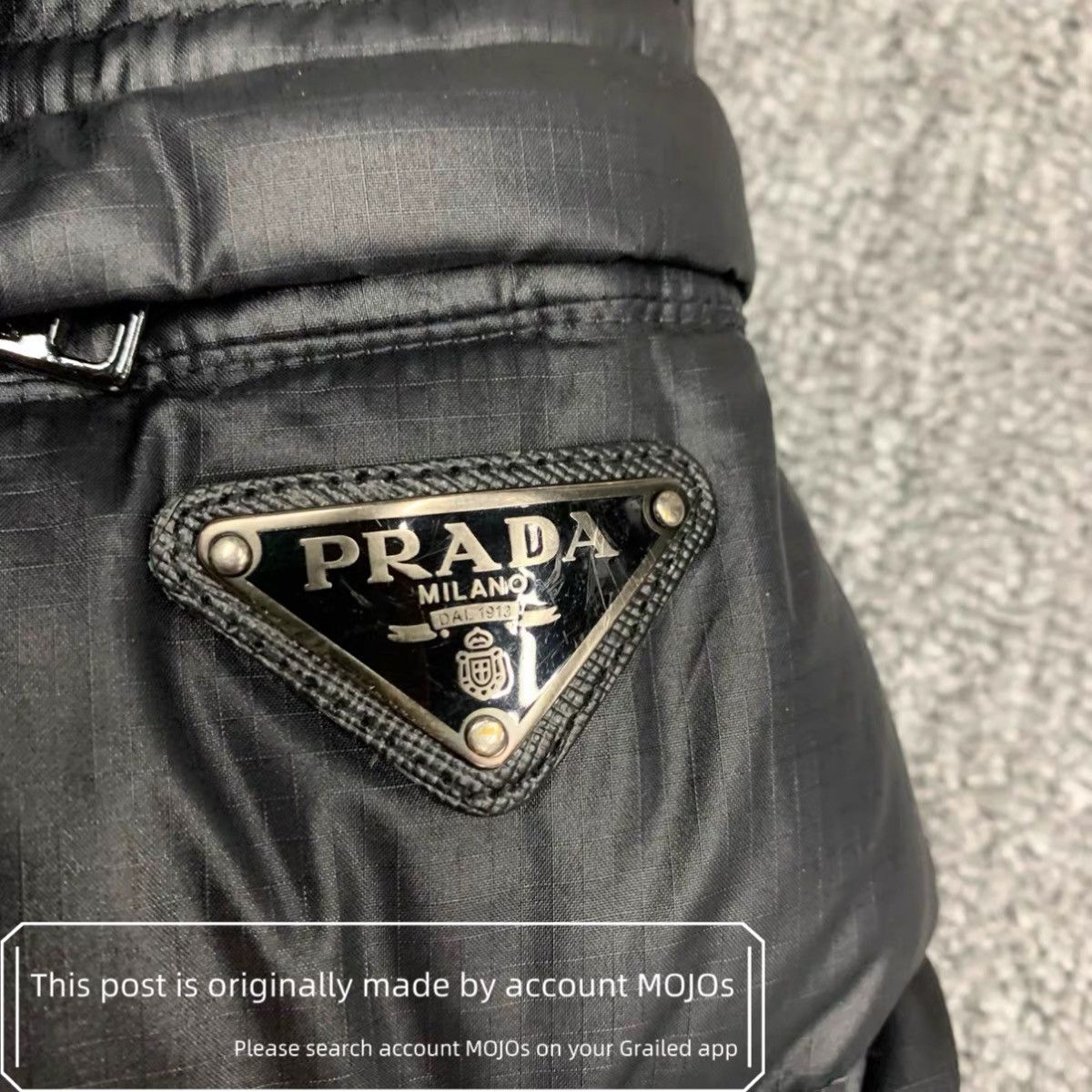 Prada Sz 52 Prada Metal Label Classic Puffer Jacket mojos1050526 Size US L / EU 52-54 / 3 - 6 Thumbnail