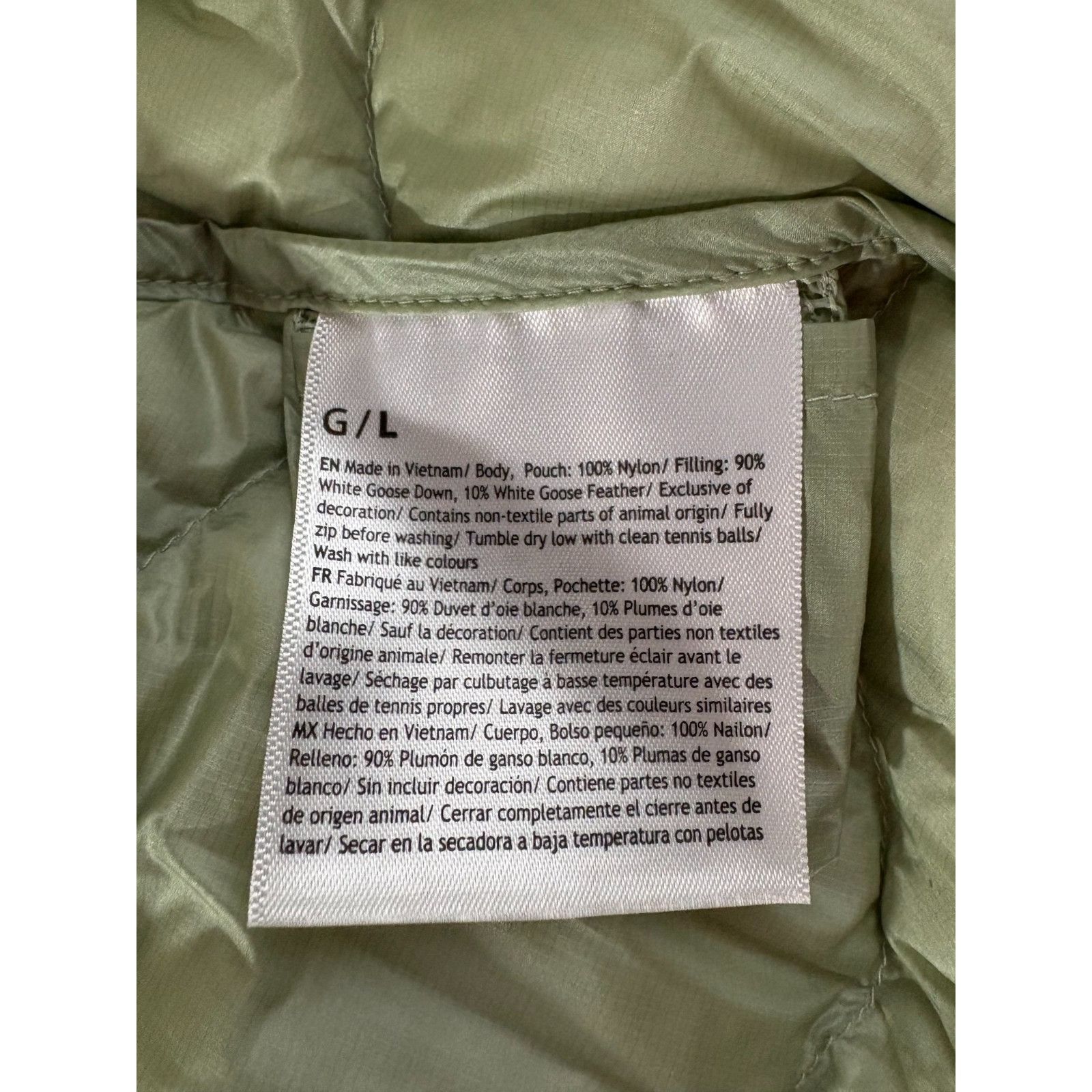 Lululemon Lululemon Featherweight 900 Down Quilted Hooded Jacket Sz L Size US L / EU 52-54 / 3 - 8 Thumbnail