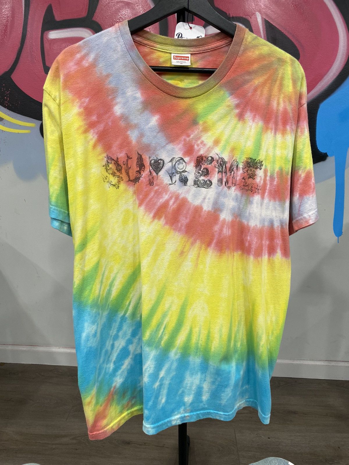 Supreme Supreme Tie Dye T-Shirt Size US M / EU 48-50 / 2 - 1 Thumbnail