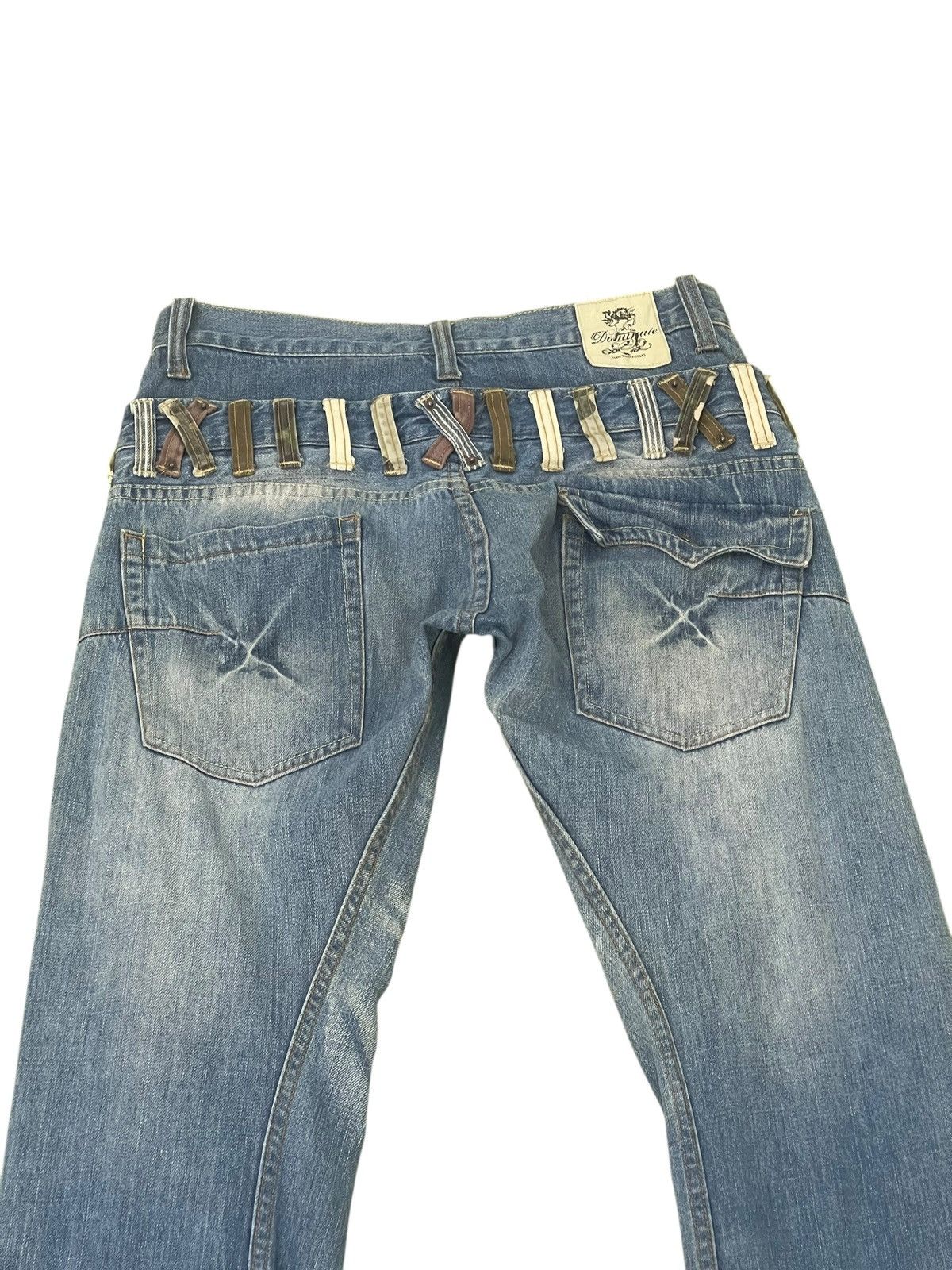 Japanese Brand Double Waist Jeans Dominate Slim Denim 2🟦2 Size US 31 - 1 Thumbnail