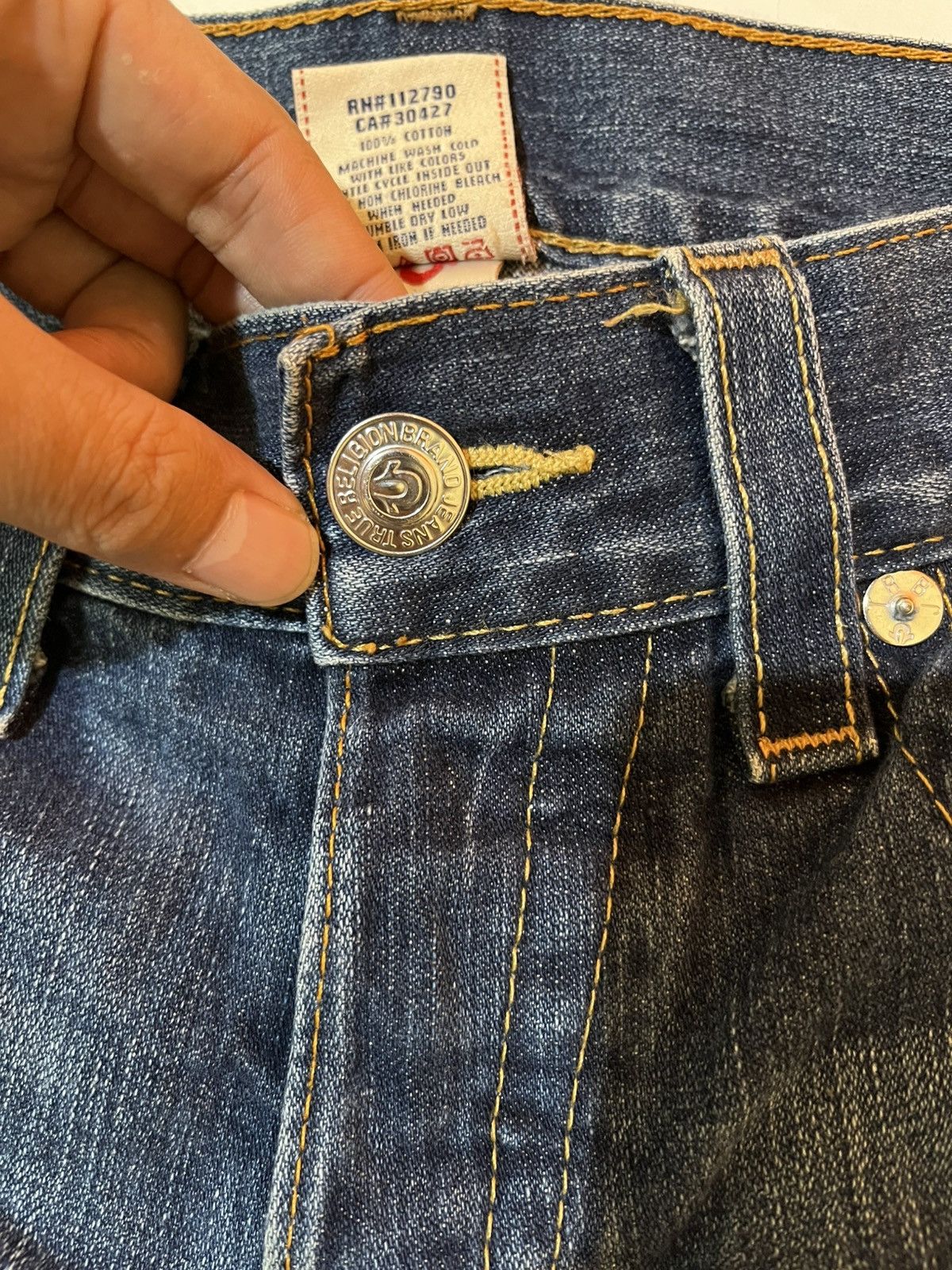 True Religion 🔥 True Religion Slim Fit Denim Jeans Size US 29 - 7 Thumbnail