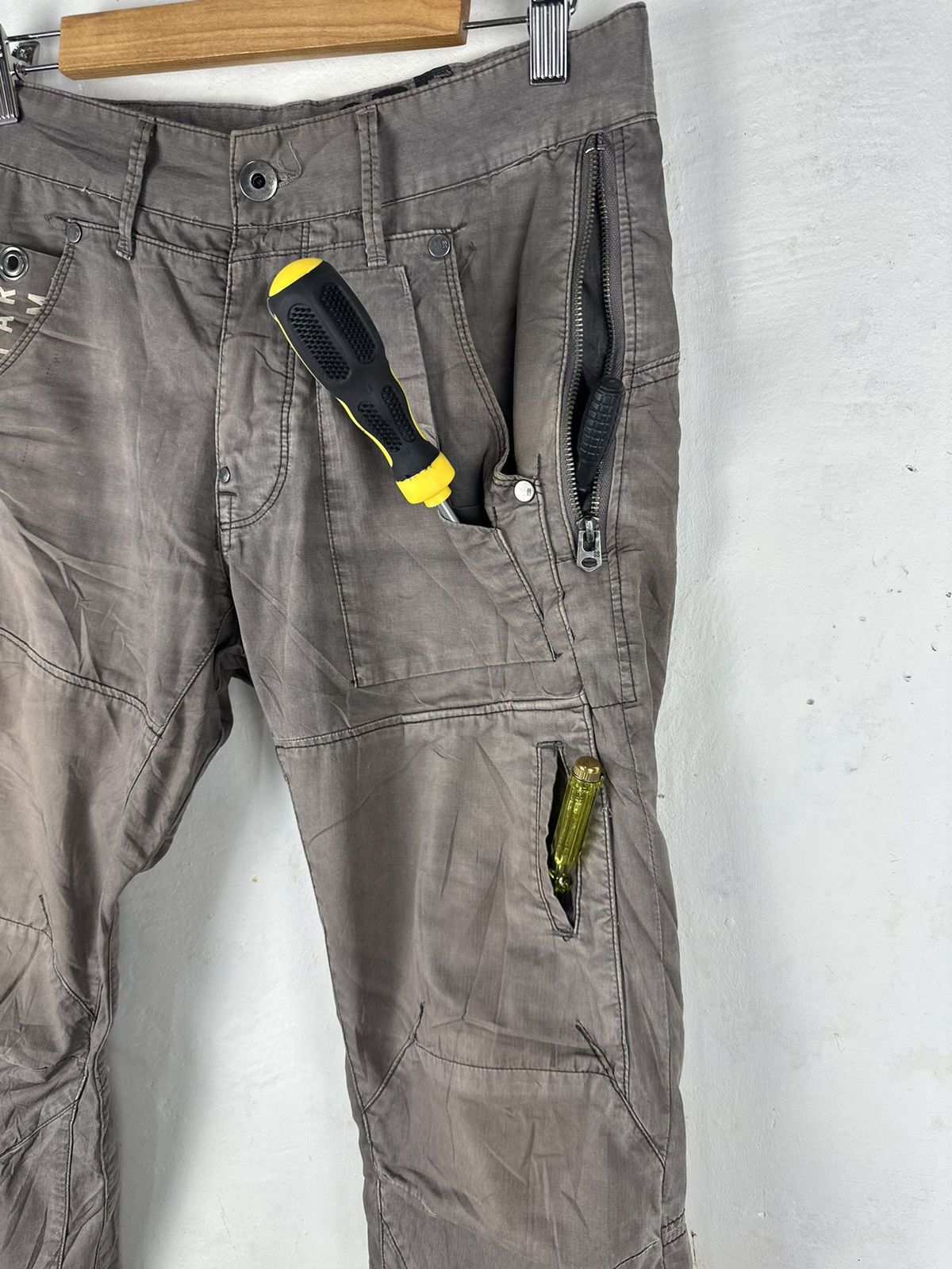 G-Star G STAR RAW DENIM CARGO PANTS MULTIPOCKET STREETWEAR Size US 30 / EU 46 - 10 Thumbnail