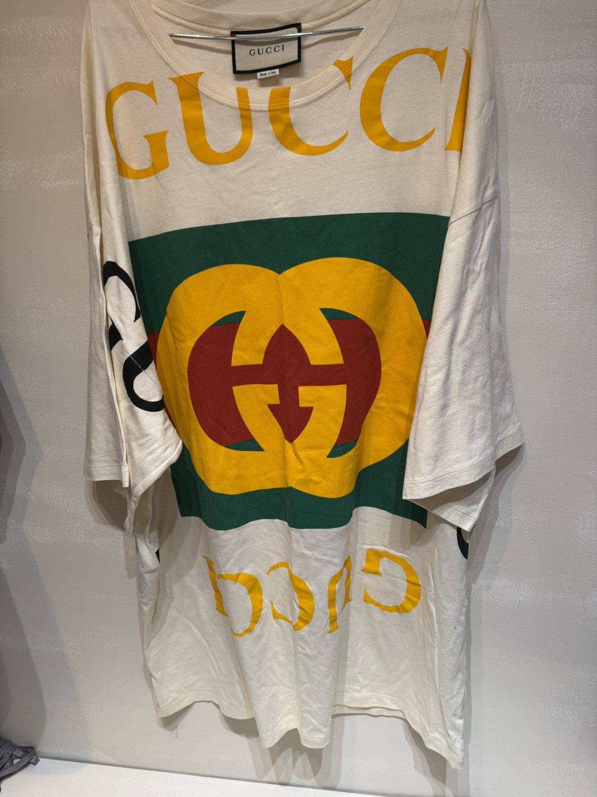 Gucci Gucci Oversized T Shirt Womens M Cotton Sun-kissed GG Size M / US 6-8 / IT 42-44 - 1 Thumbnail