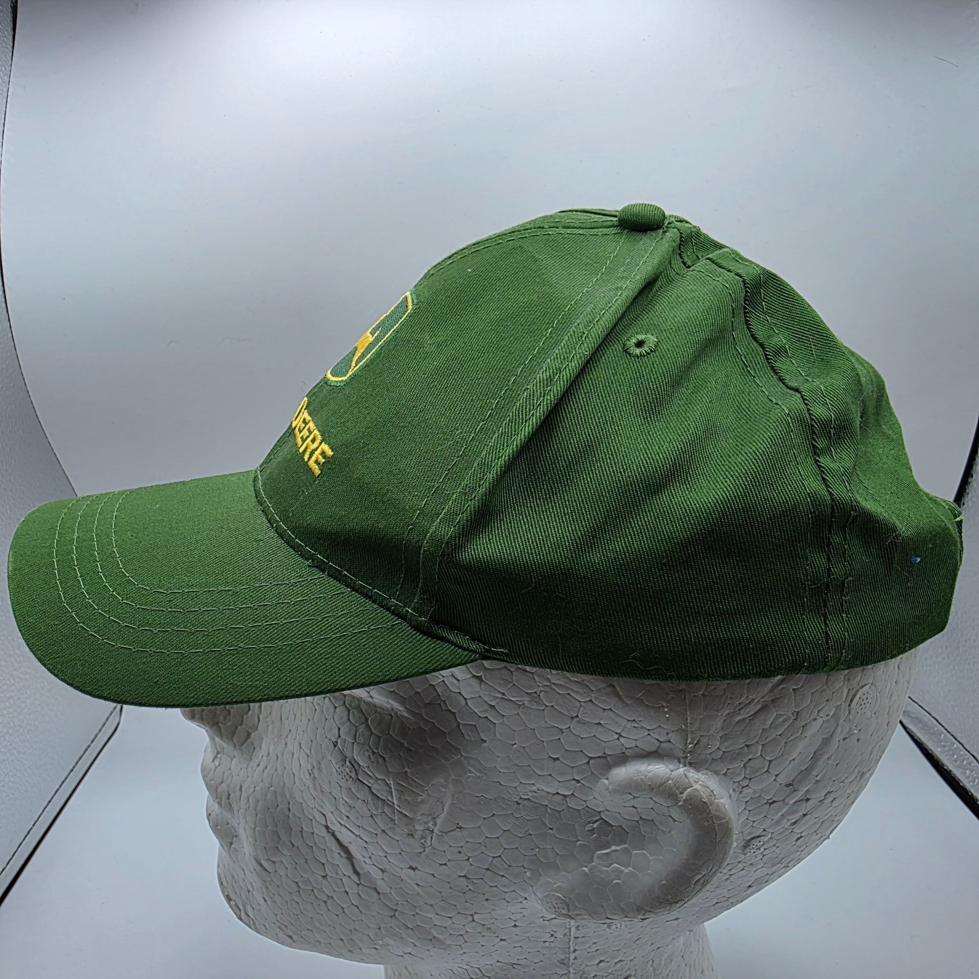 John Deere John Deere Snapback Hat Green Adjustable Embroidered Logo Ad Size ONE SIZE - 2 Thumbnail
