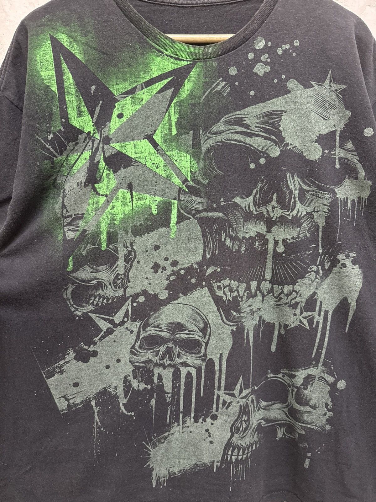 Affliction 2000s Skull all over print affliction style urban tees Size US XL / EU 56 / 4 - 2 Thumbnail