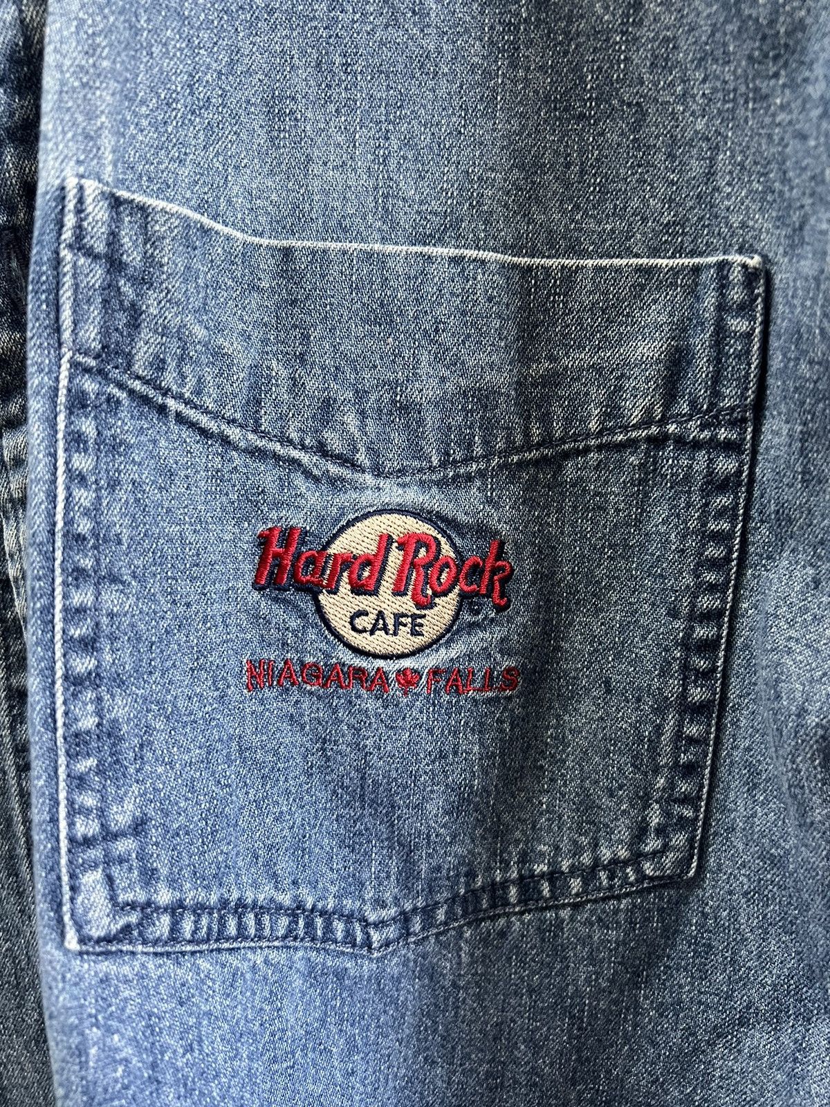Hard Rock Cafe Niagara Falls Hard Rock Cafe Denim Jacket Size US L / EU 52-54 / 3 - 2 Thumbnail