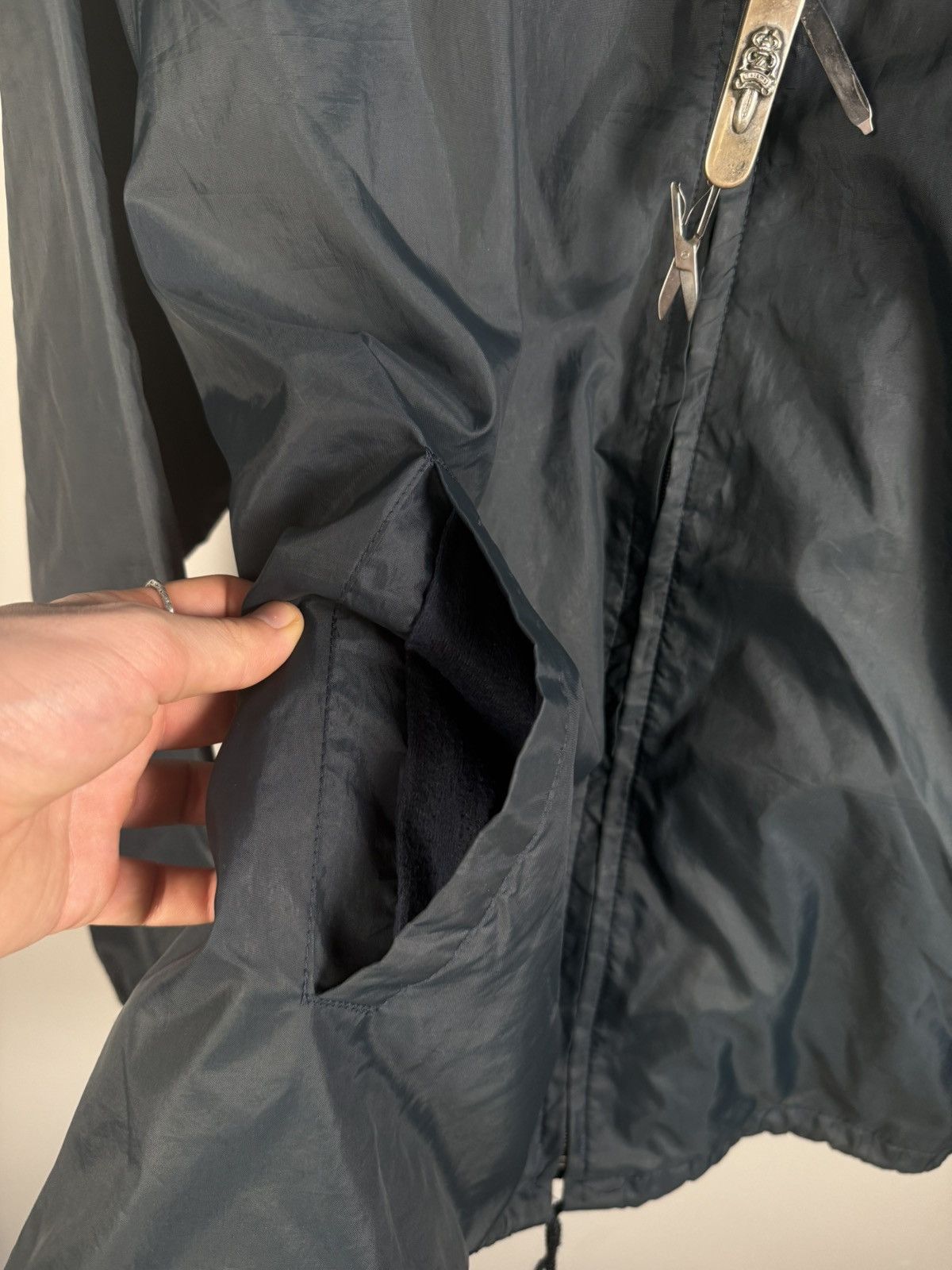 Hook-Ups VINTAGE PORN STAR GRAIL⭐️ 90s LOGO LIGHT PARKA JACKET Size US XL / EU 56 / 4 - 14 Thumbnail