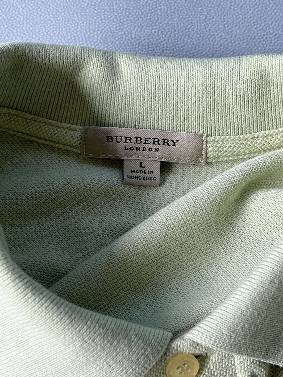 Burberry Authentic Burberry Polo Size US L / EU 52-54 / 3 - 3 Thumbnail