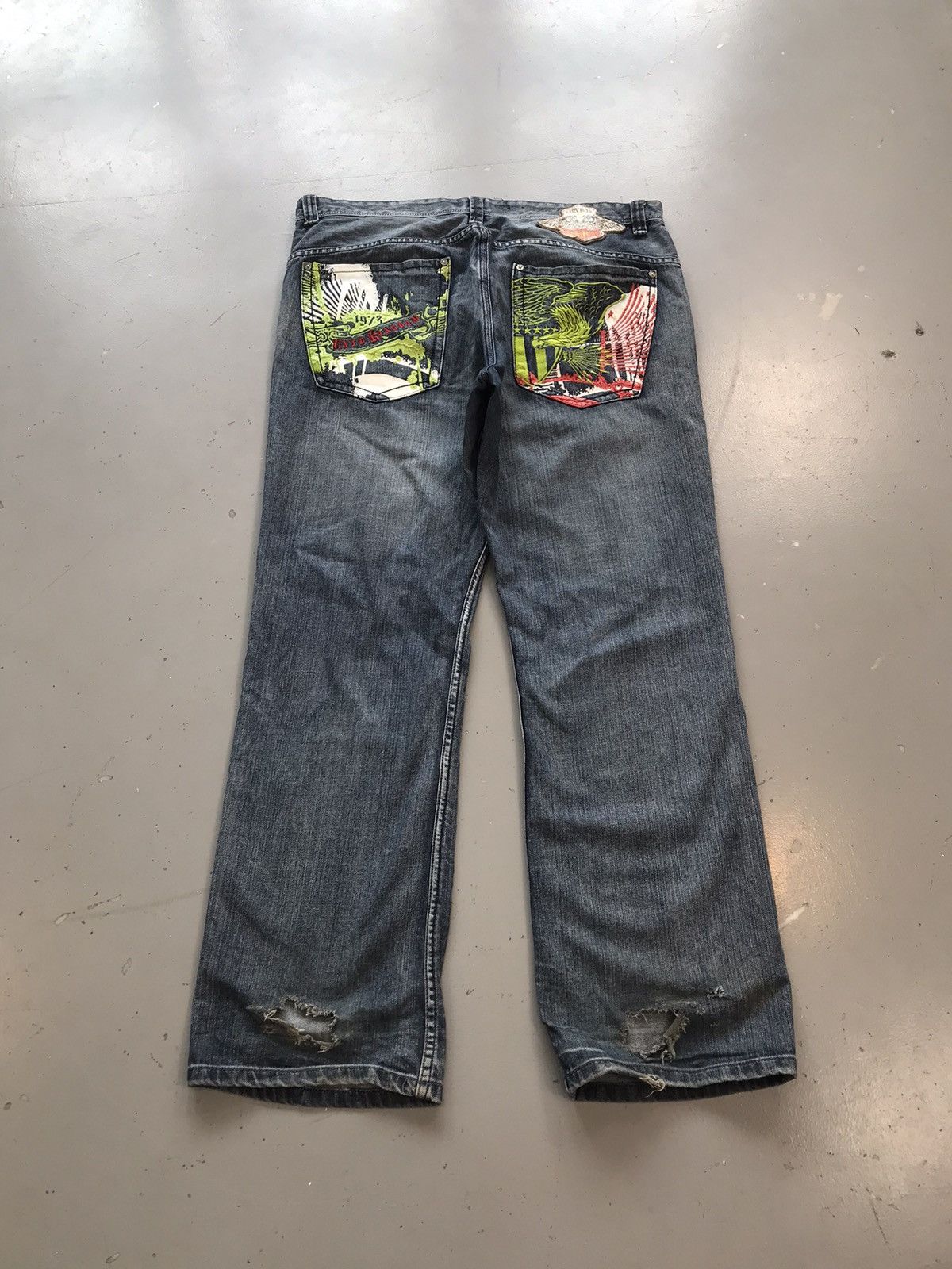 JNCO × Pepe Jeans × Vintage Vintage Pepe London jeans eagle 🦅 embroidered denim Size US 42 / EU 58 - 1 Thumbnail