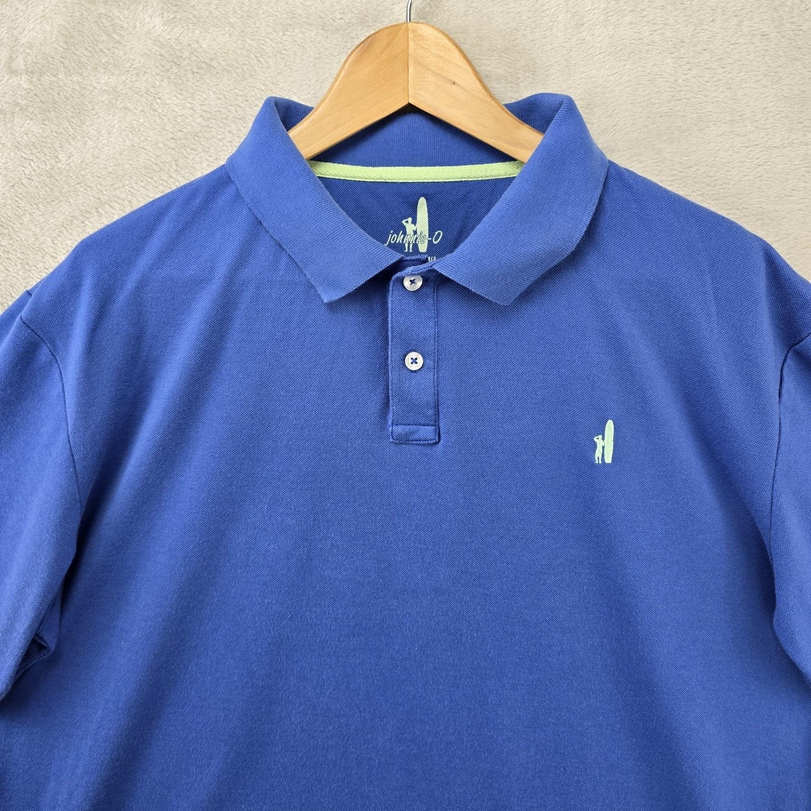 Other Johnnie-O Polo Shirt Mens XL Blue Short Sleeve Embroidered Size US XL / EU 56 / 4 - 2 Thumbnail