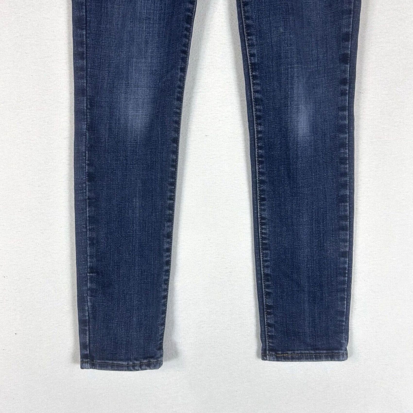 Levi's Levi’s 721 High Rise Skinny Jeans Womens 28 Blue Medium Denim Casual W28 L30 Size 28" / US 6 / IT 42 - 3 Thumbnail