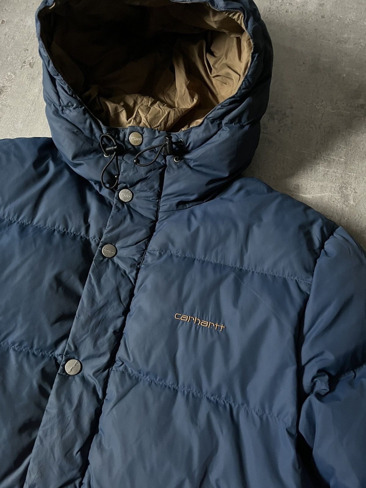 Carhartt Carhartt Raleigh Puffer vintage blue jacket feather rare Size US XL / EU 56 / 4 - 8 Thumbnail