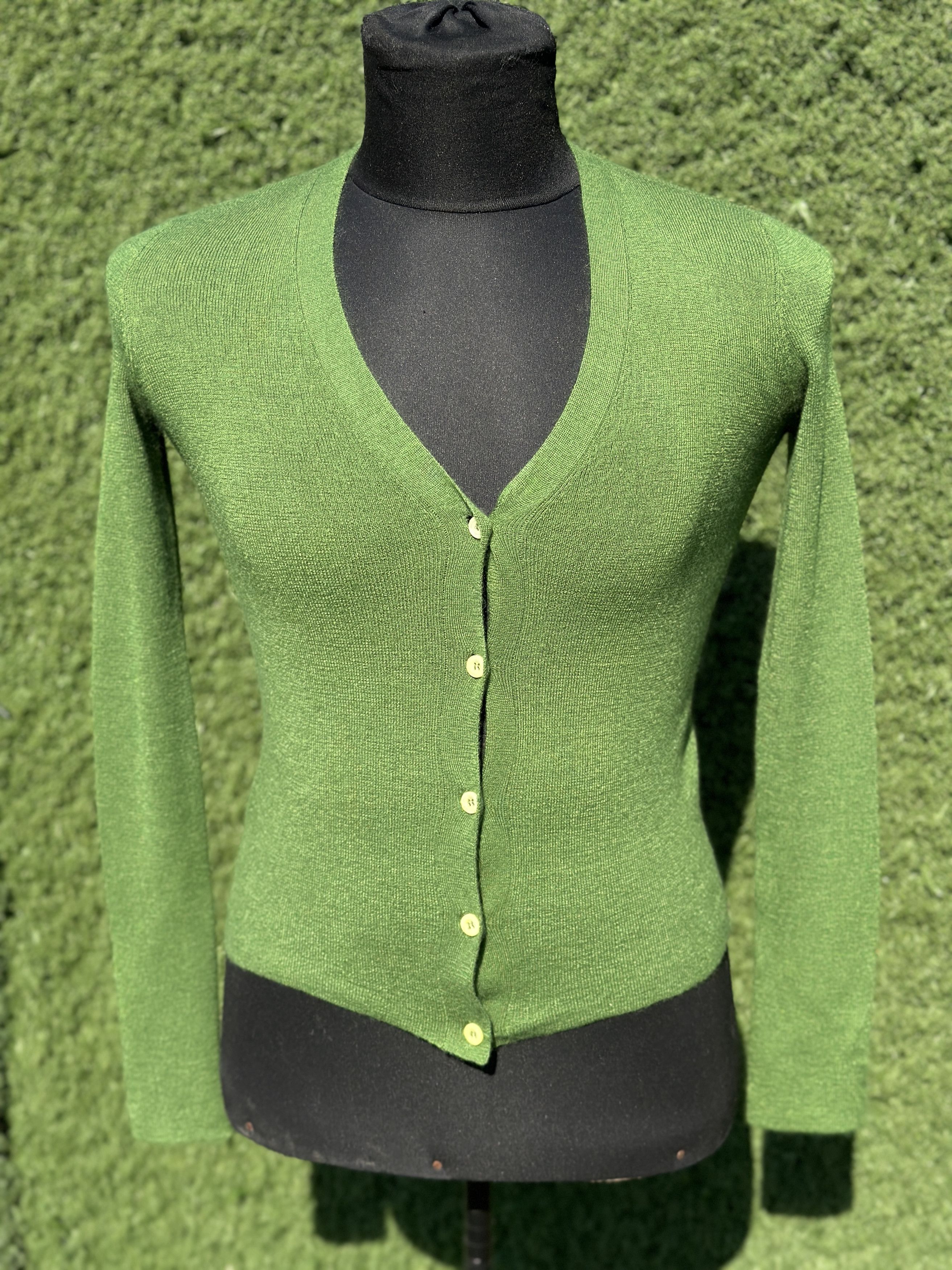 Prada Prada Cashmere Silk V Neck Cardigan Fine Knit Button 40 IT Size S / US 4 / IT 40 - 2 Thumbnail
