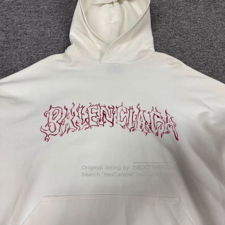 Balenciaga Balenciaga Dragon Year Limited Flame Logo Hoodie Size US S / EU 44-46 / 1 - 5 Thumbnail