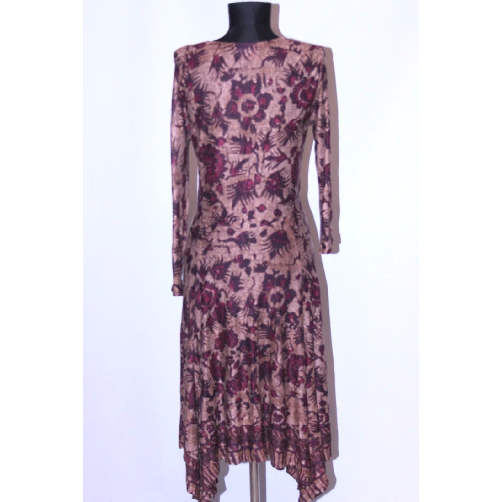 Ralph Lauren Ralph Lauren womens Dress 100% Linen Midi A-Line Multicoloured M Size M / US 6-8 / IT 42-44 - 5 Thumbnail