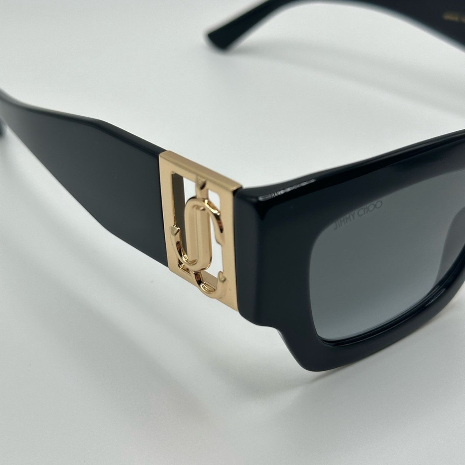Jimmy Choo BRAND NEW JIMMY CHOO NENA/S 807 Black Women Sunglasses Size ONE SIZE - 8 Thumbnail