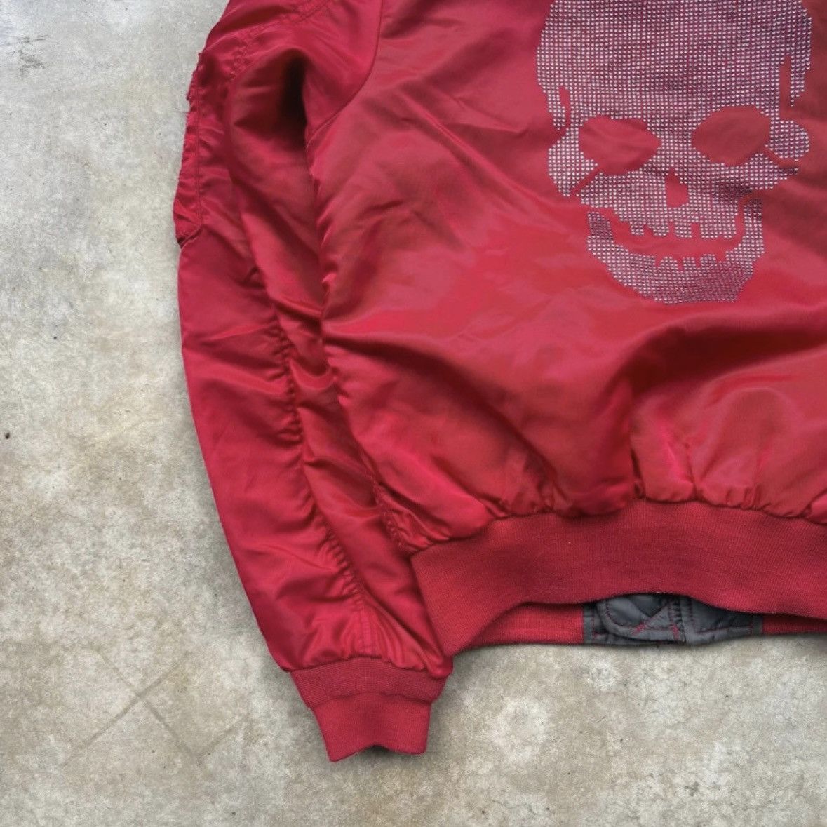 True Religion True Religion Alpha Bomber Jacket – Skull Back Patch – S Size S / US 4 / IT 40 - 7 Thumbnail