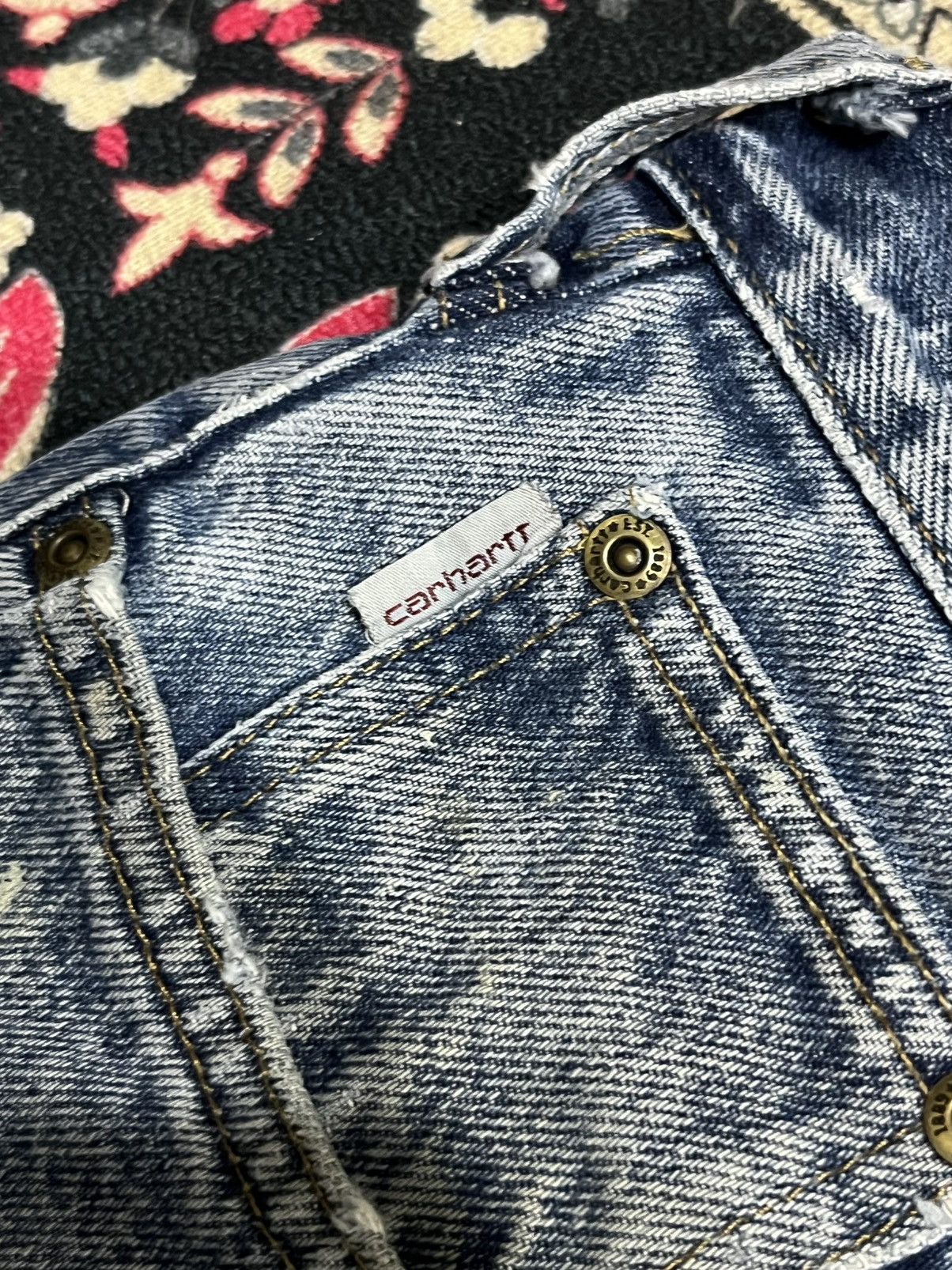 Carhartt Vintage Carhartt Classic Light Blue Relaxed Fit Jeans Size US 34 / EU 50 - 6 Thumbnail
