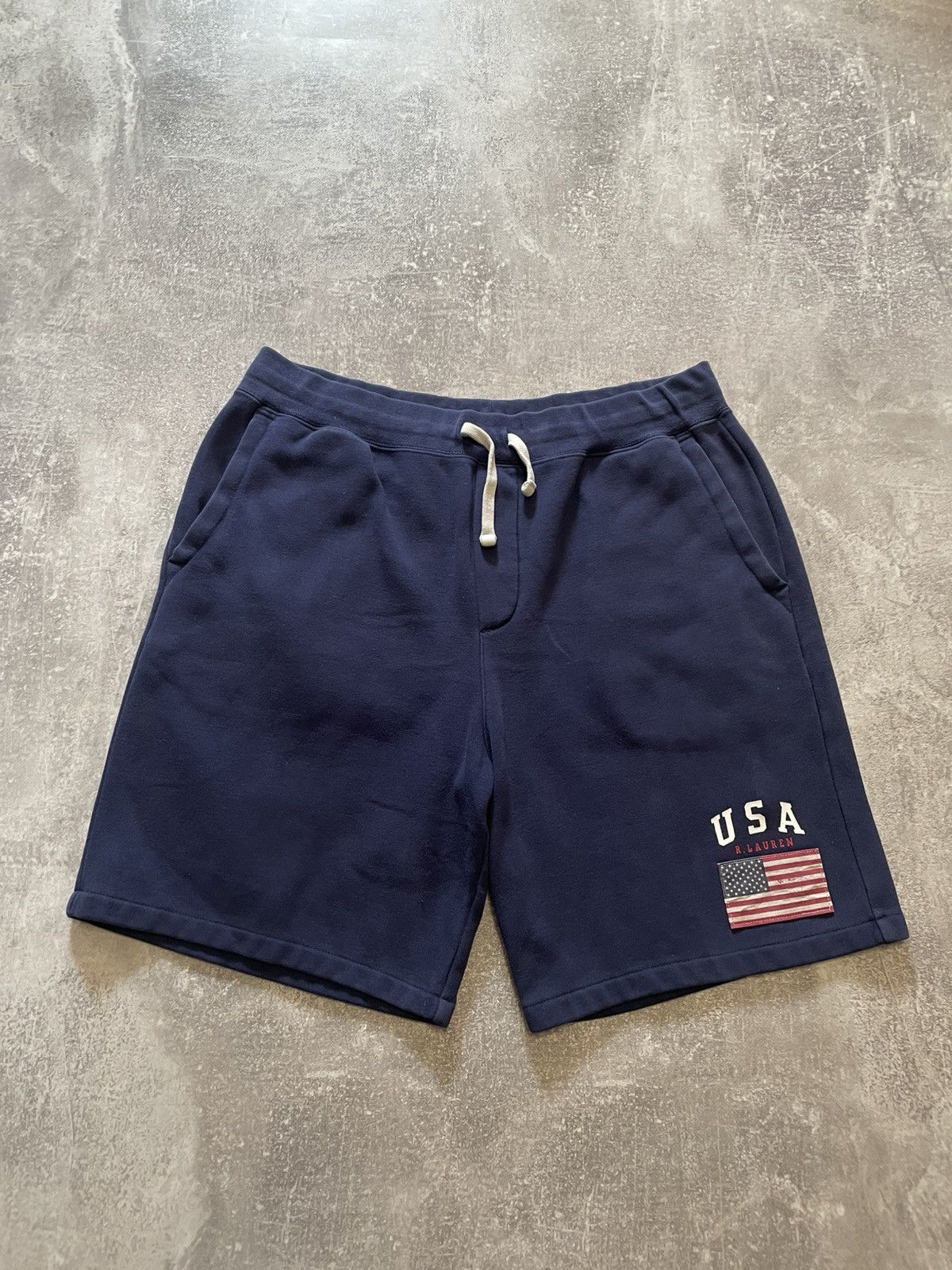 Polo Ralph Lauren Vintage Polo Ralph Lauren USA Flag Sweet Shorts Size L Size US 34 / EU 50 - 1 Thumbnail