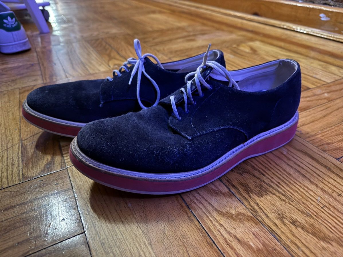 Church's Church’s London Special Edition Navy Suede Derby Shoes UK9 Size US 10 / EU 43 - 1 Thumbnail