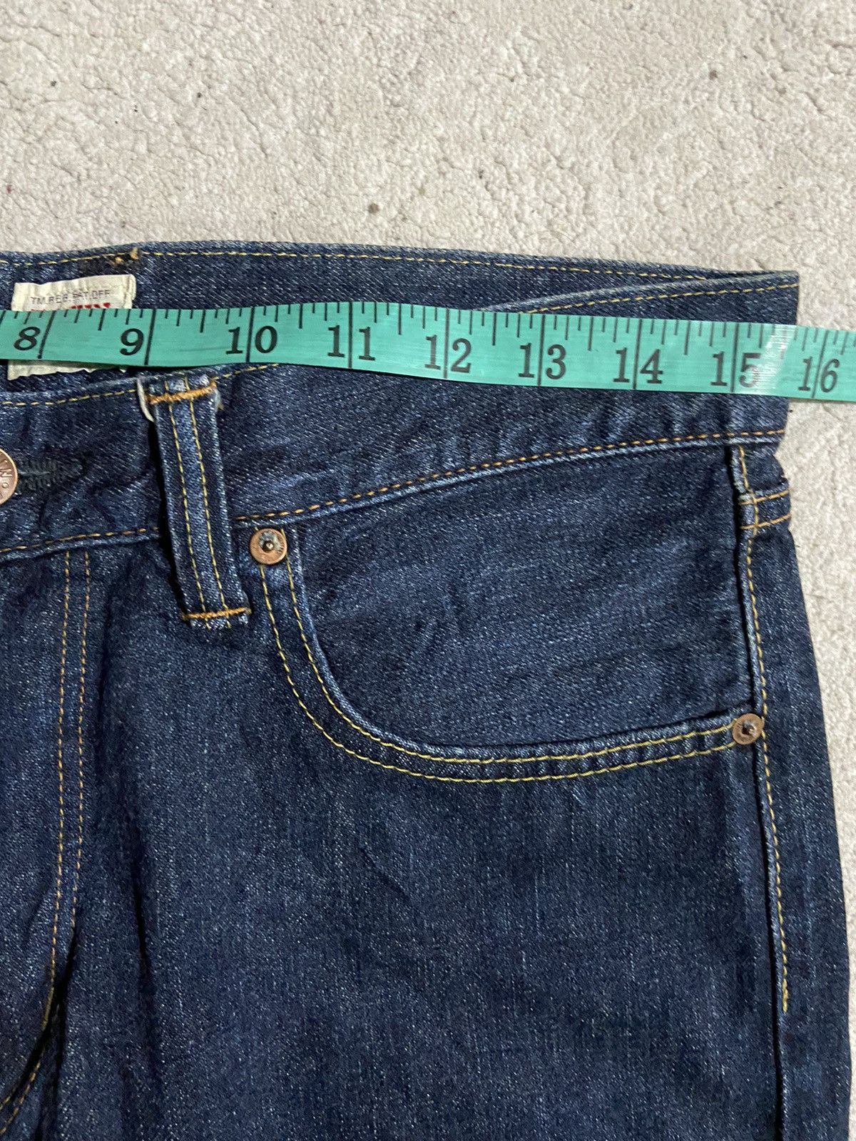 Beauty Beast 🔥 Vintage Edwin jeans Edwin 505 ZX selvedge Size US 31 - 12 Thumbnail